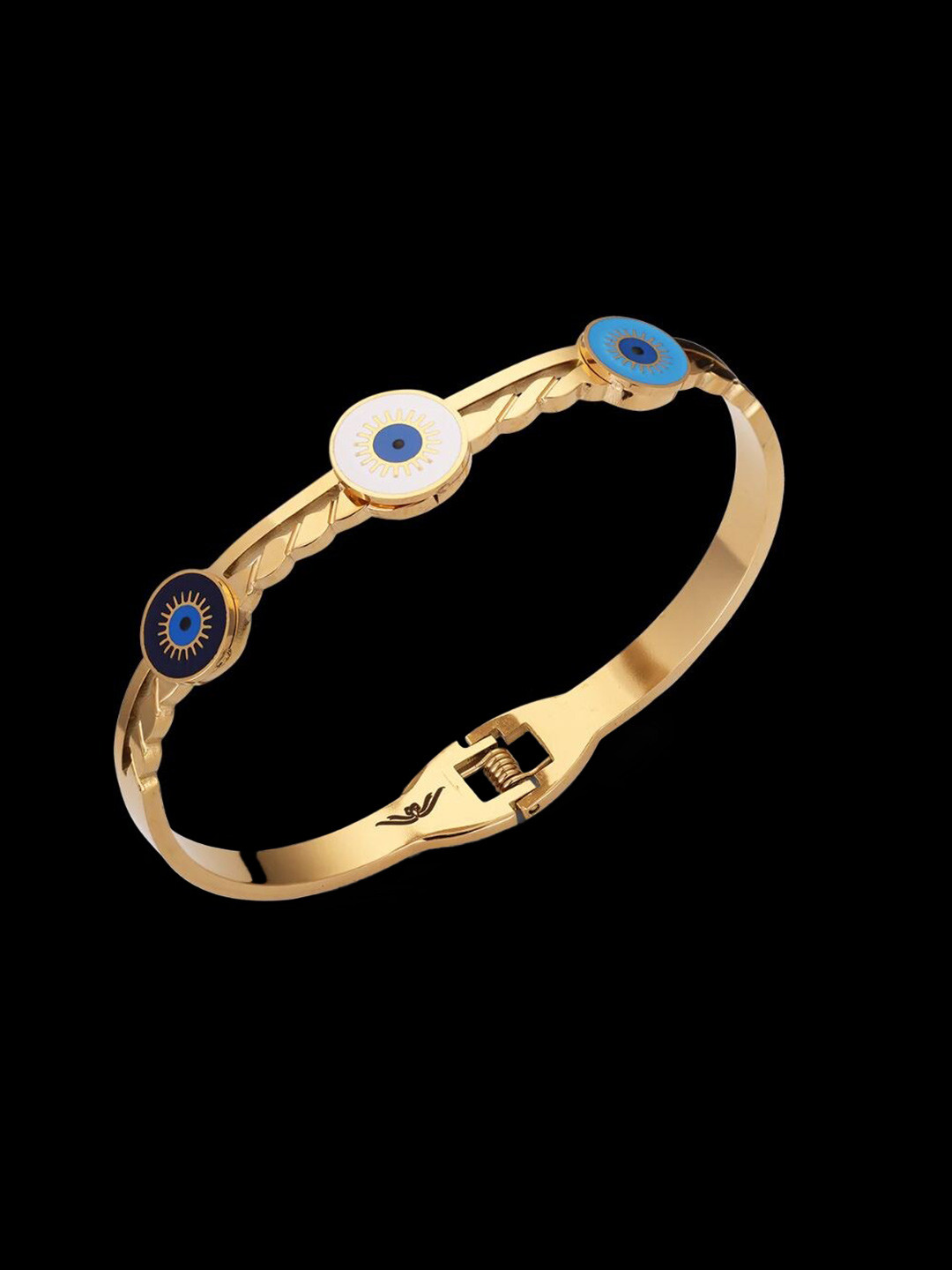 Etchcraft Emporium Women 22 Carat Gold-Plated Wraparound Bracelet