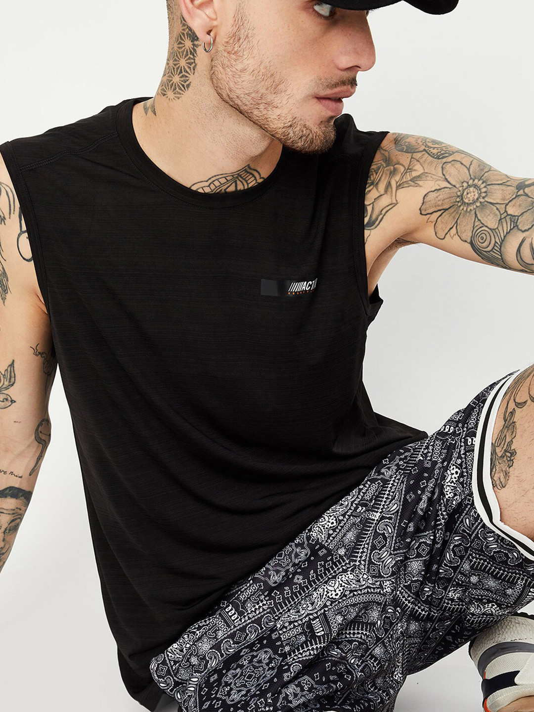 max Sleeveless Cotton T-shirt