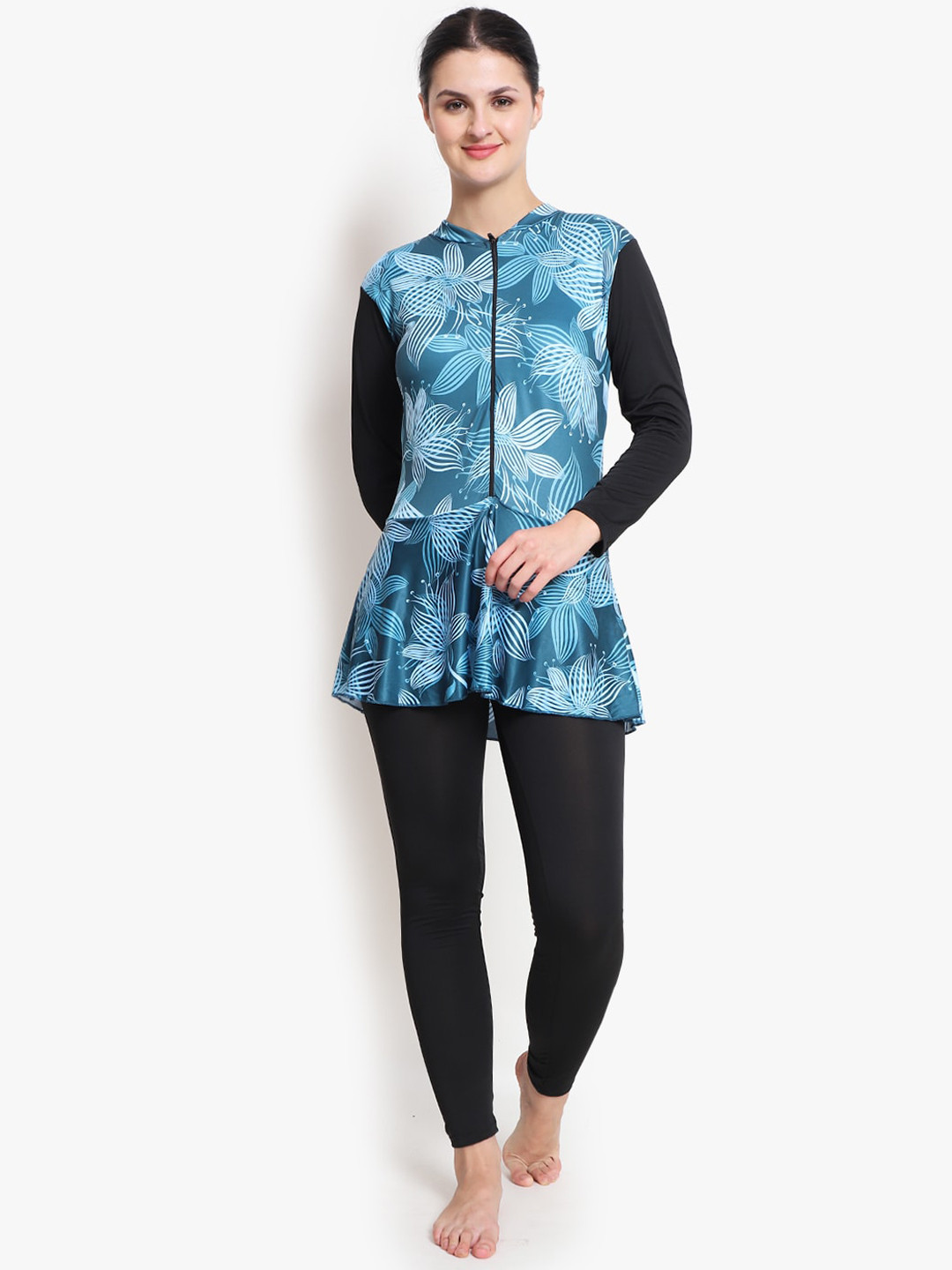 JMT Wear Printed One Piece Swim Dress