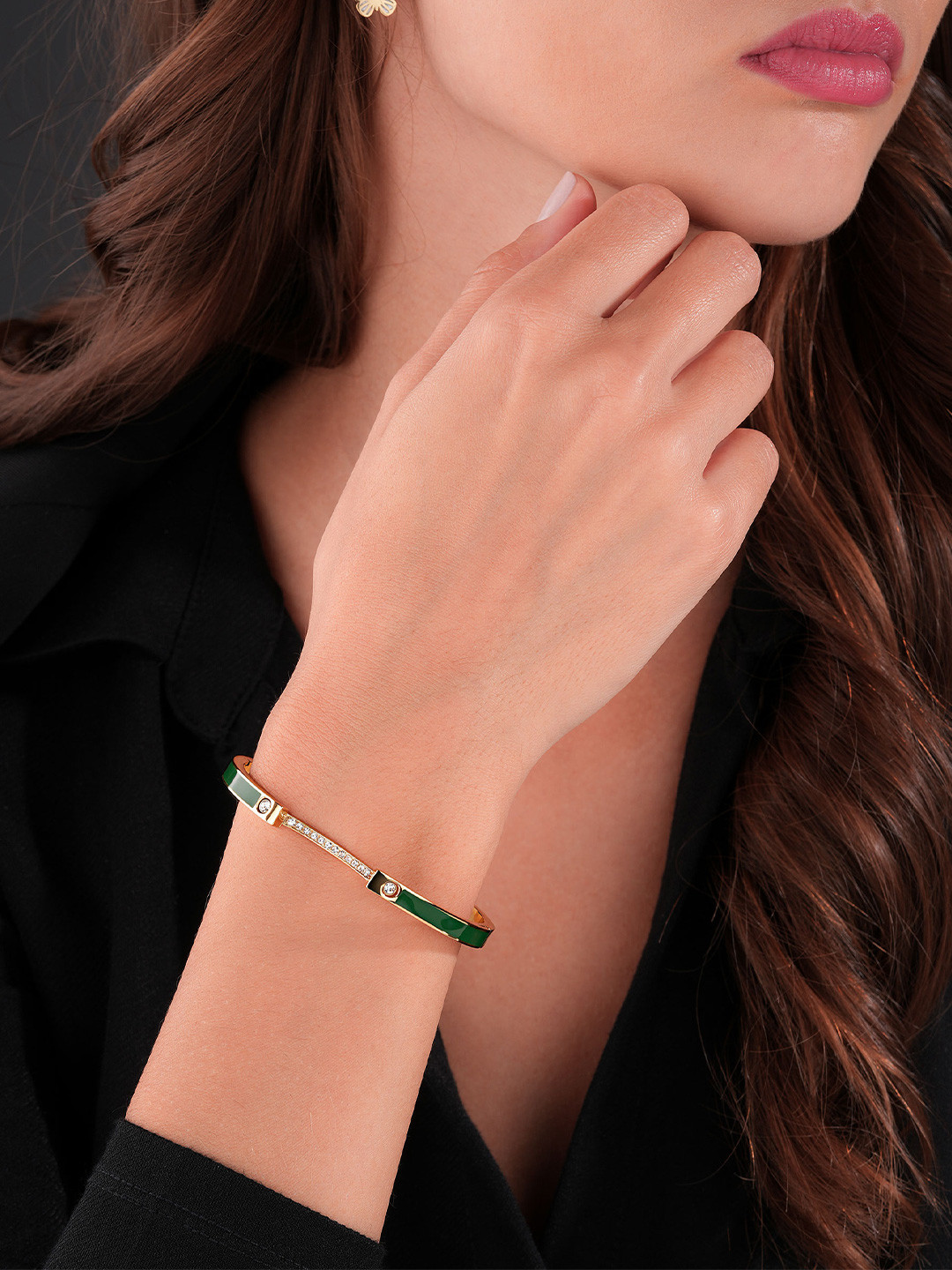 Cerruti 1881 Women Gold-Plated Bangle-Style Bracelet