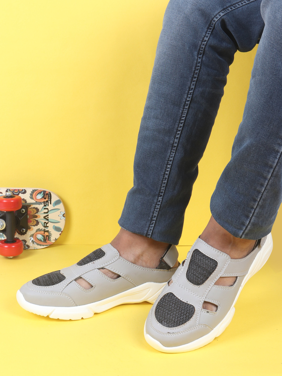 FAUSTO Men Breathable Shoe-Style Sandals