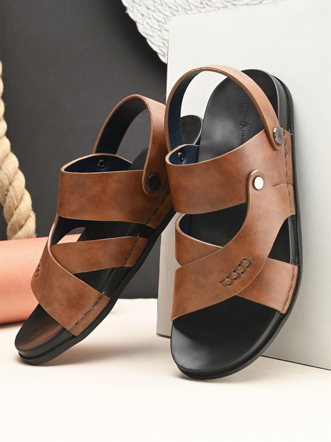 MICHAEL ANGELO Men Comfort Sandals