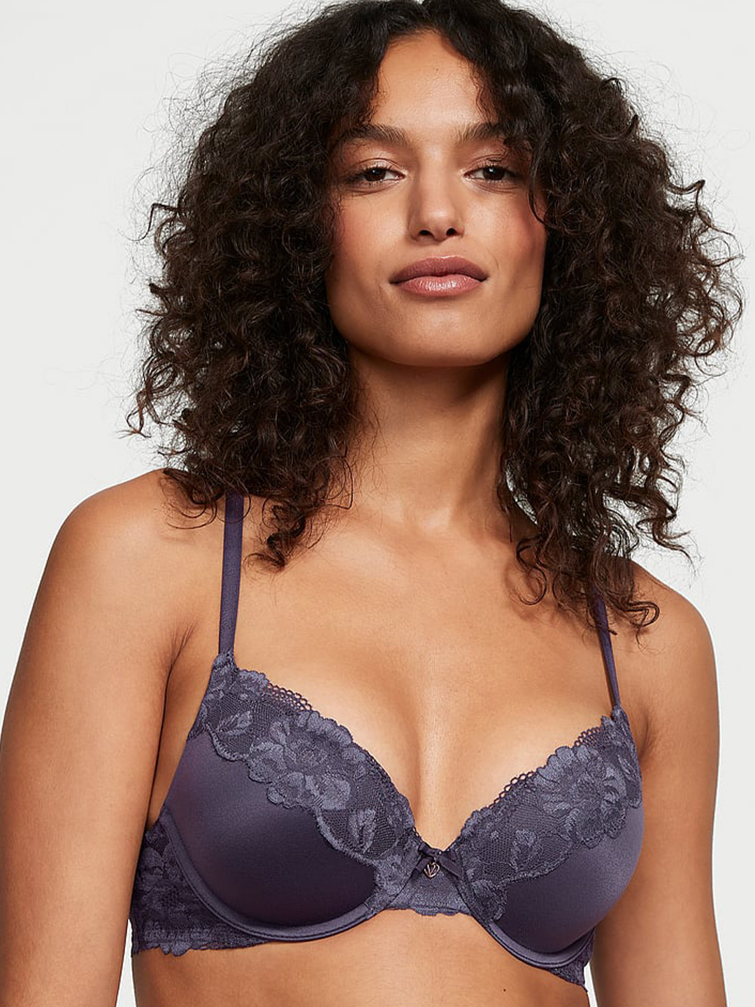 Victoria's Secret Body by Victoria Perfect Shape Push-Up Lace-Trim Embellished Bra