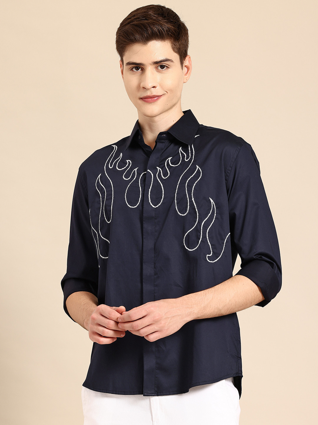 Simaaya Semi Opaque Casual Shirt