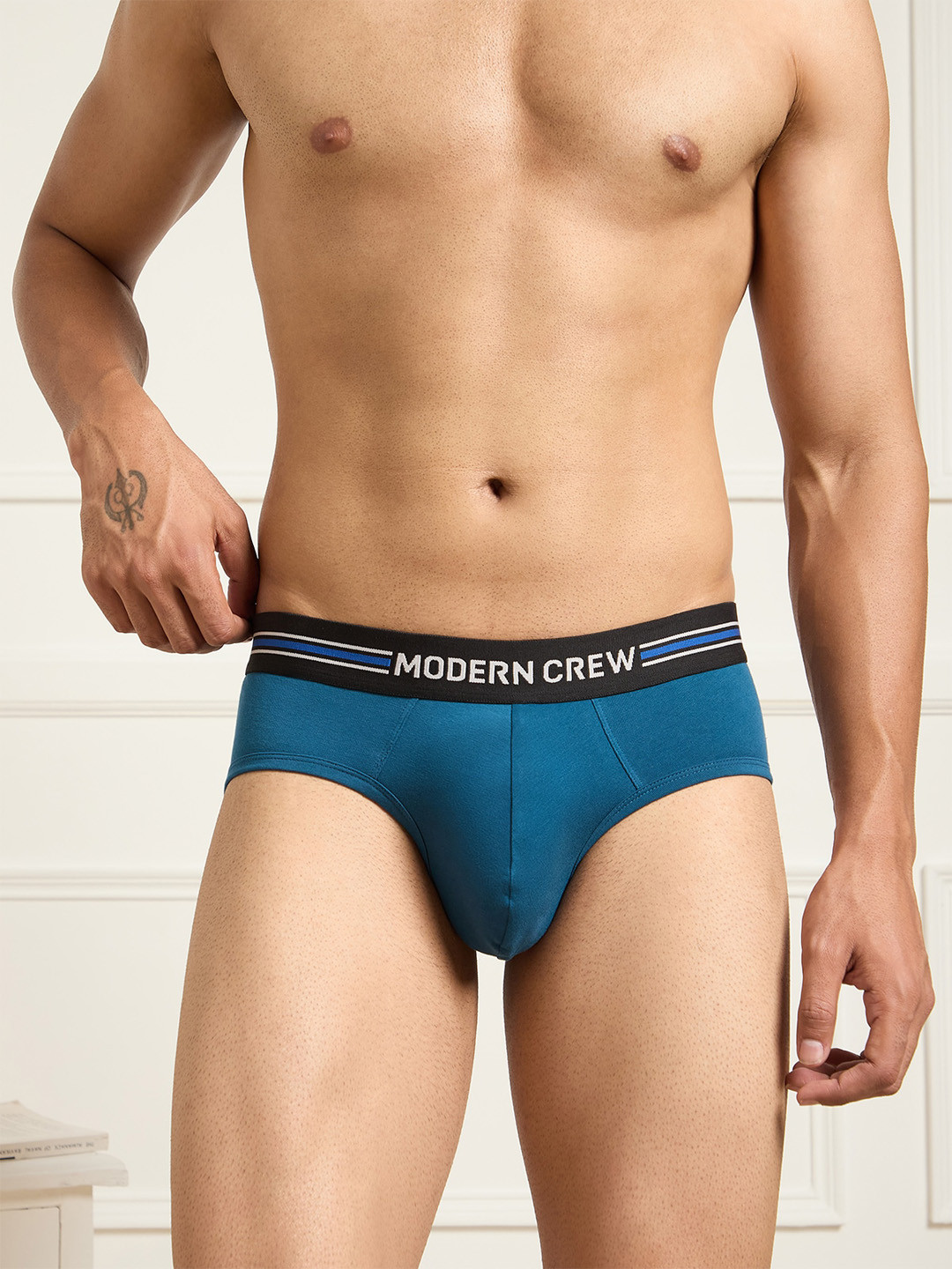 MODERN CREW Men CoolSense Cotton Brief