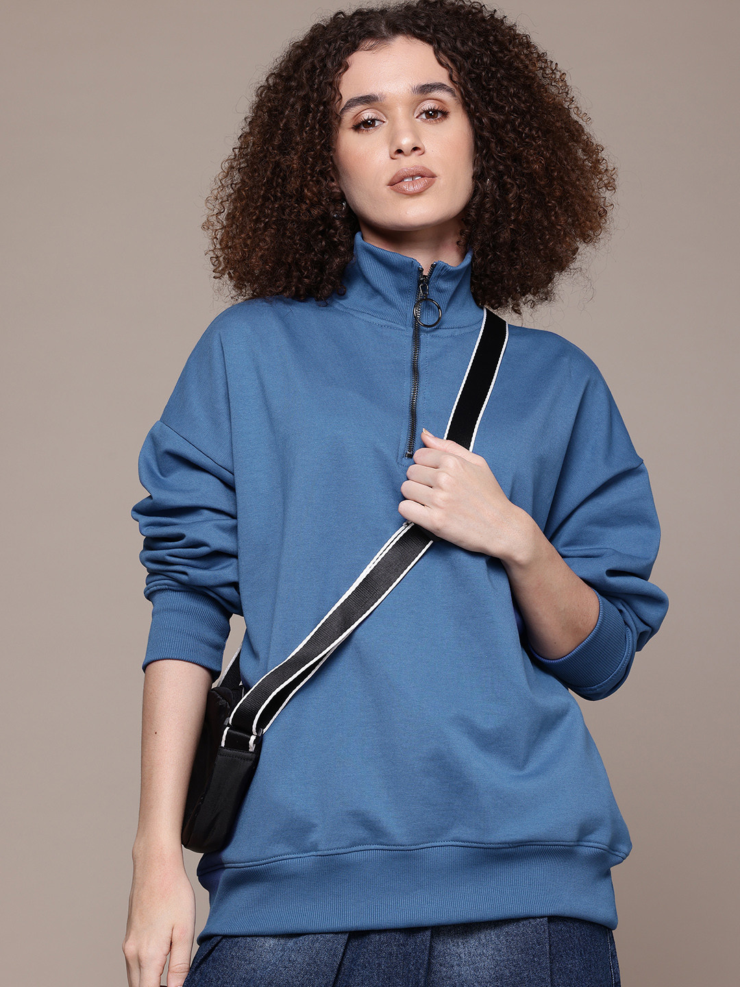 The Roadster Lifestyle Co. Women Relaxed Fit Sweatshirt