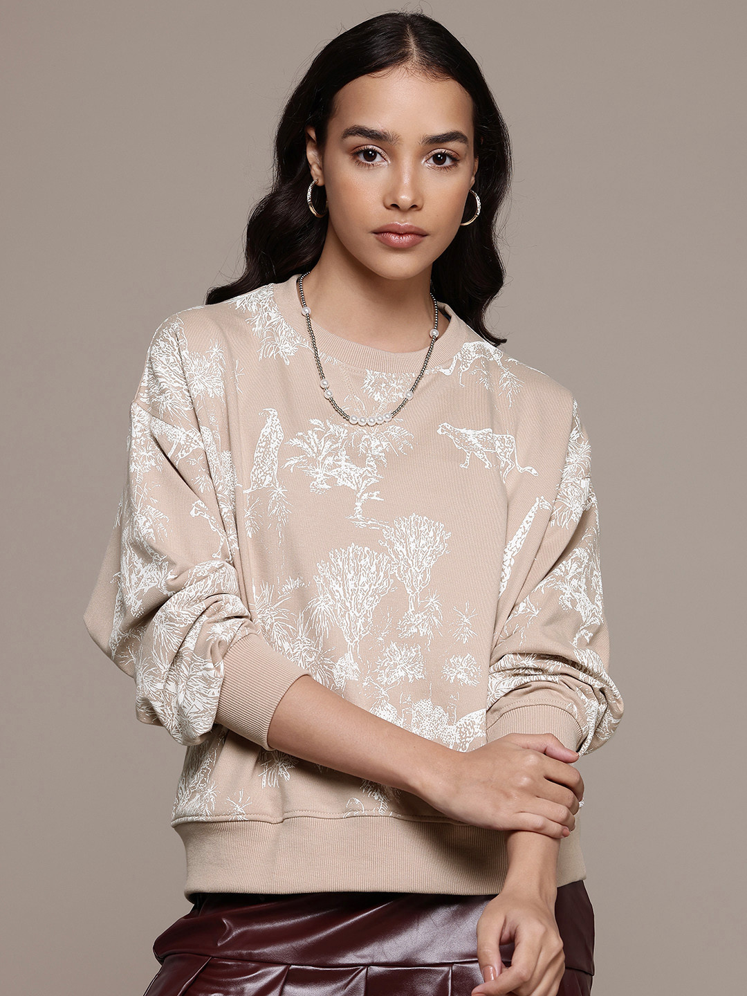 Roadster The Lifestyle Co. Printed Sweatshirt