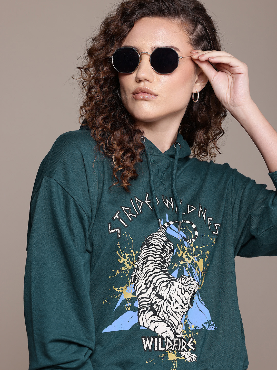 The Roadster Lifestyle Co. Printed Relaxed Sweatshirt