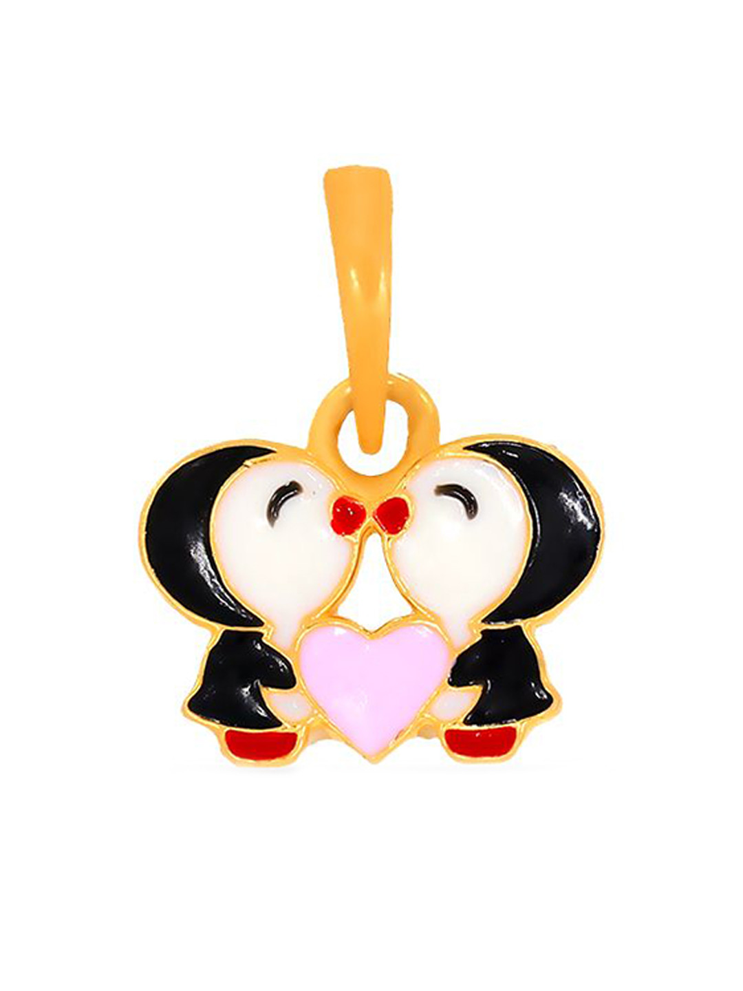 BHIMA 22K BIS Hallmark (916) Yellow Gold Penguin Casual Pendant For Kids