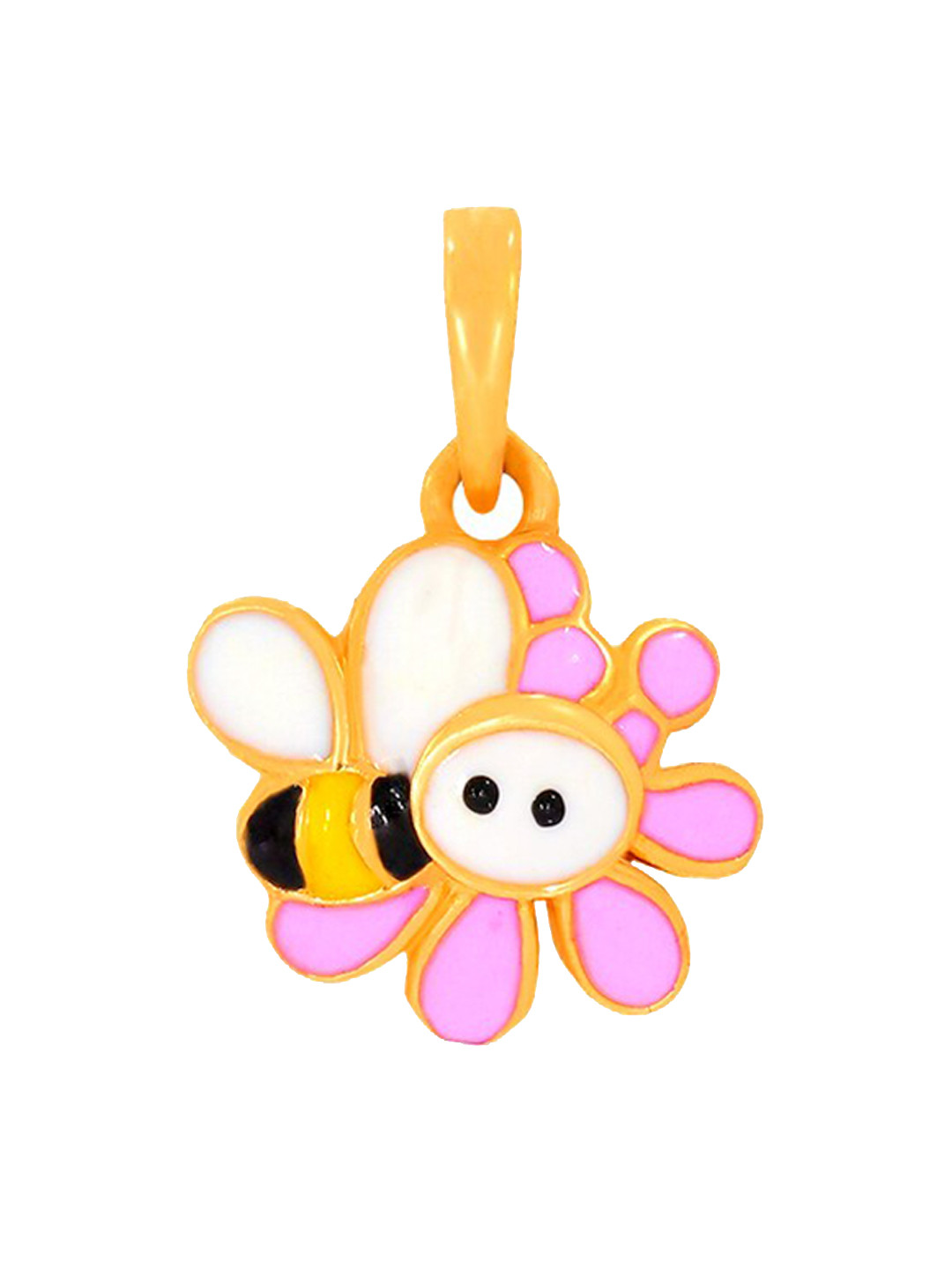 BHIMA 22K BIS Hallmark (916) Yellow Gold Bee Casual Pendant For Kids