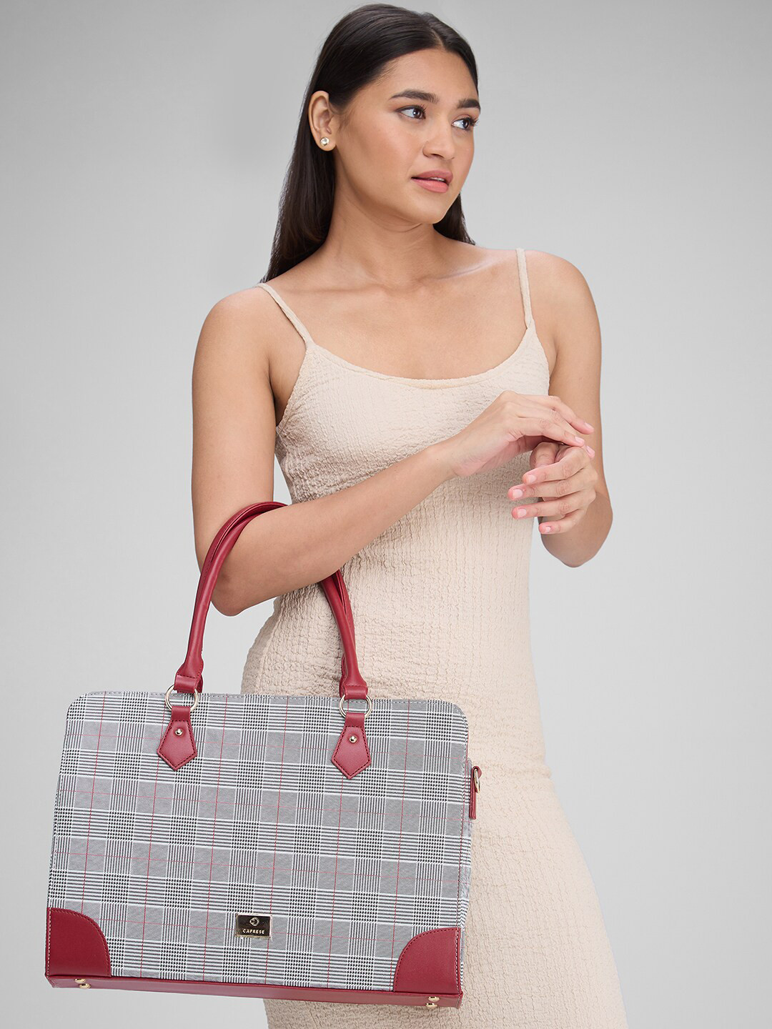 Caprese Remi Women Red Large Backpack