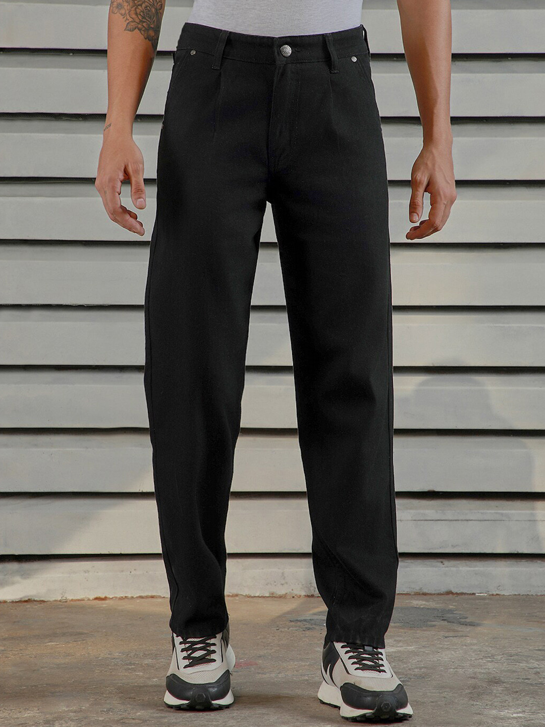 High Star Men straight Fit Clean Look Cotton Jeans