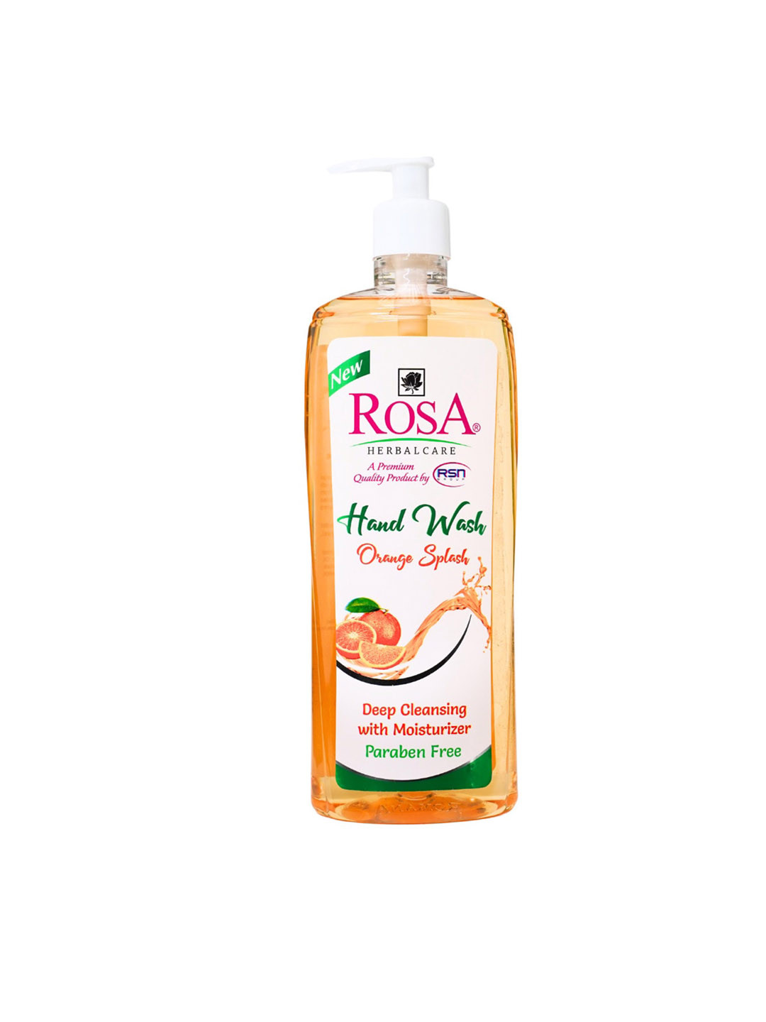 ROSA Deep Cleansing with Moisturizer Orange Splash Hand Wash - 500ml
