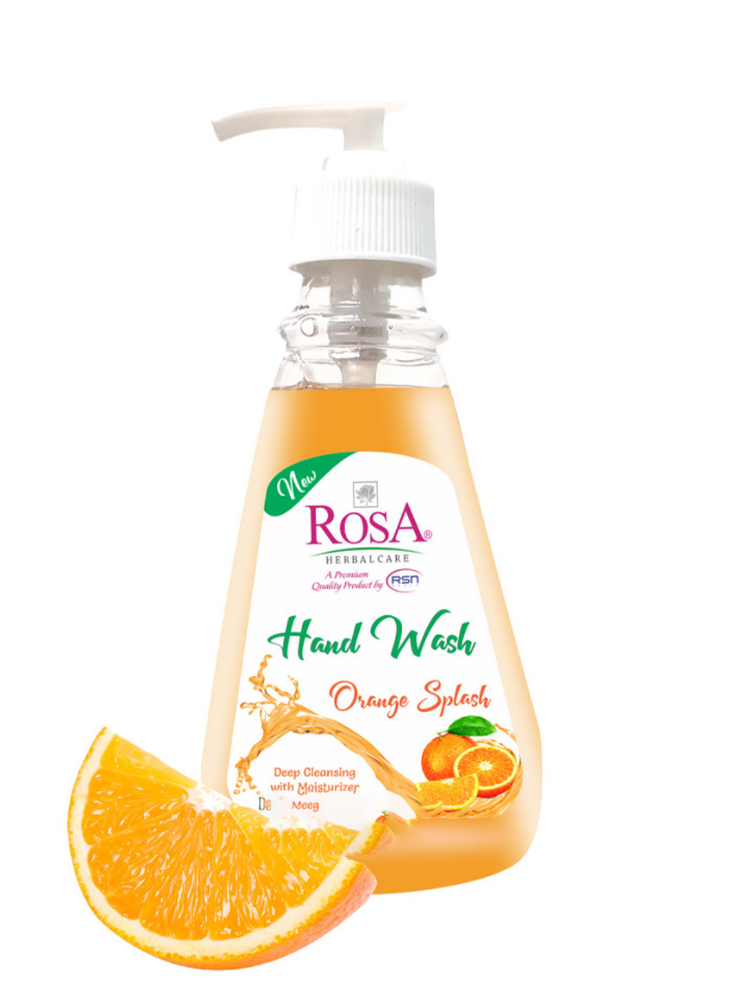 ROSA Set Of 3 Deep Cleansing with Moisturizer Orange Splash Hand Wash - 260ml Each