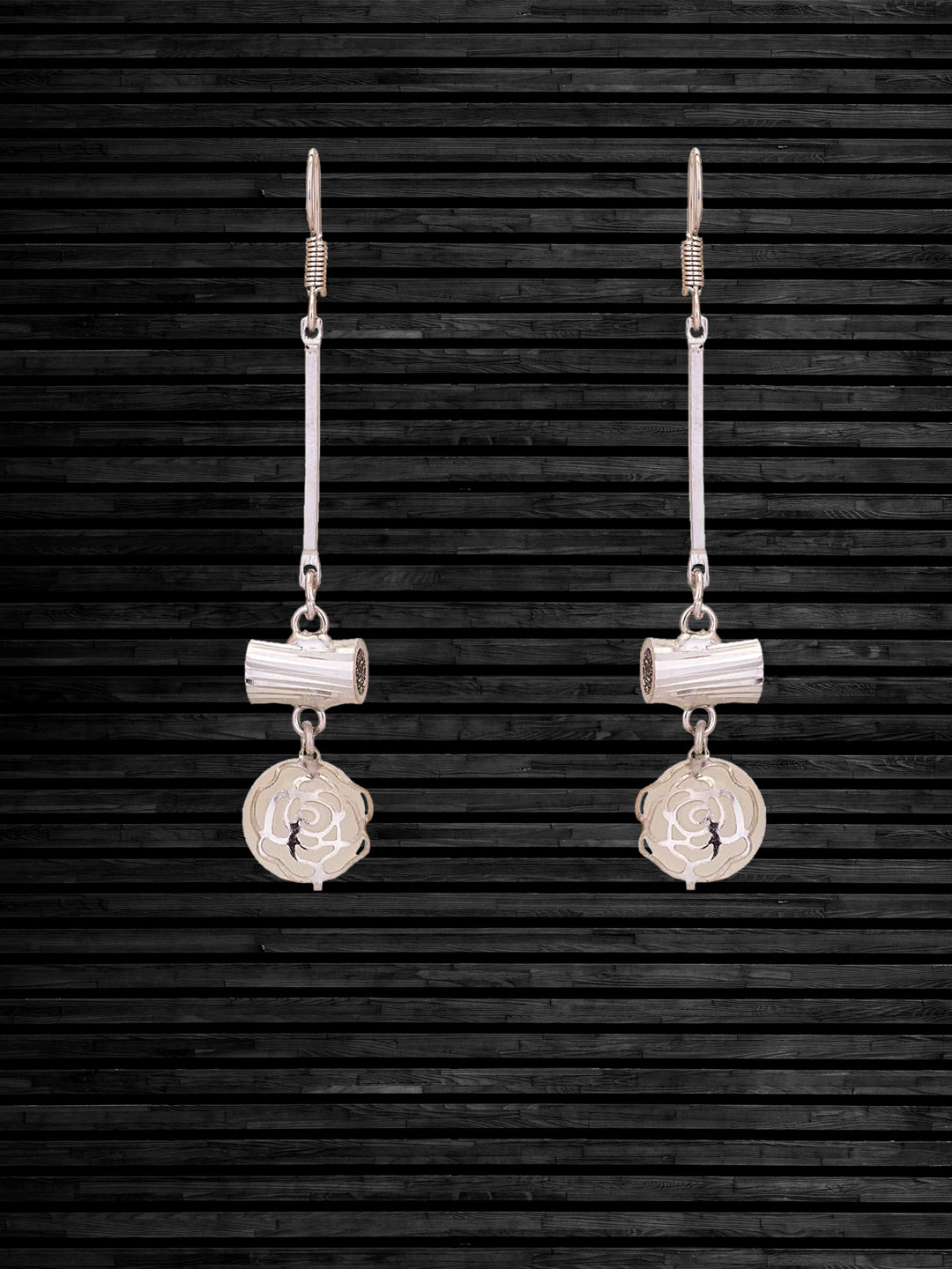 Adwitiya Collection 24CT Gold-Plated Classic Drop Earrings