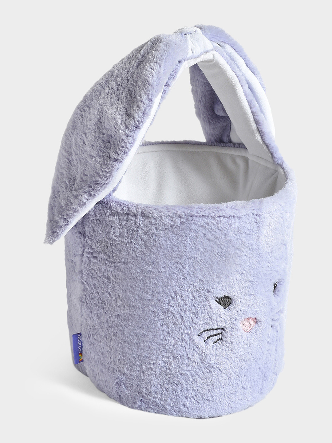 MiArcus Multipurpose Rabbit Face Design Storage Basket for Kid's Small Items - 20x20 cm