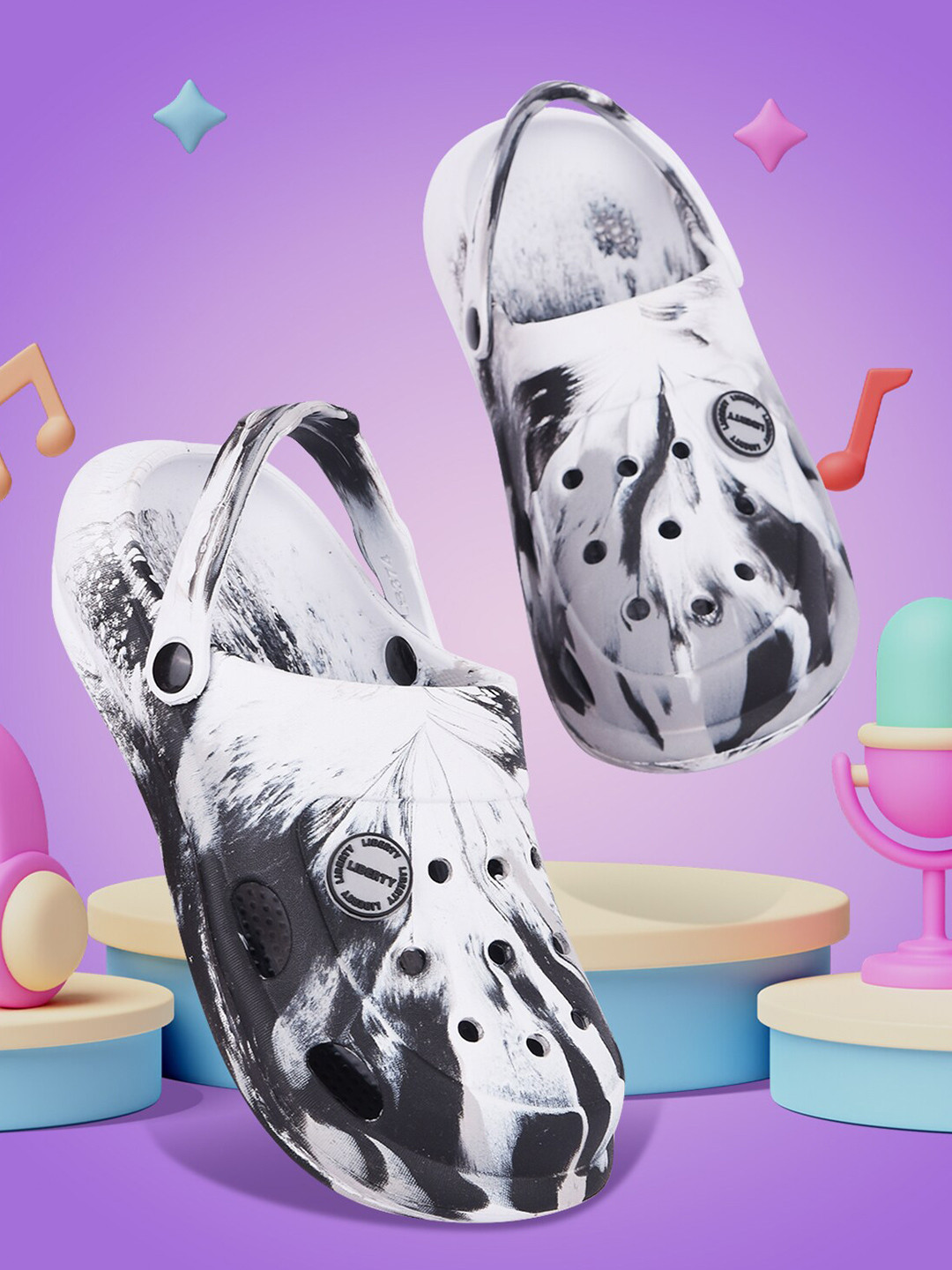 Liberty Kids Printed Clogs