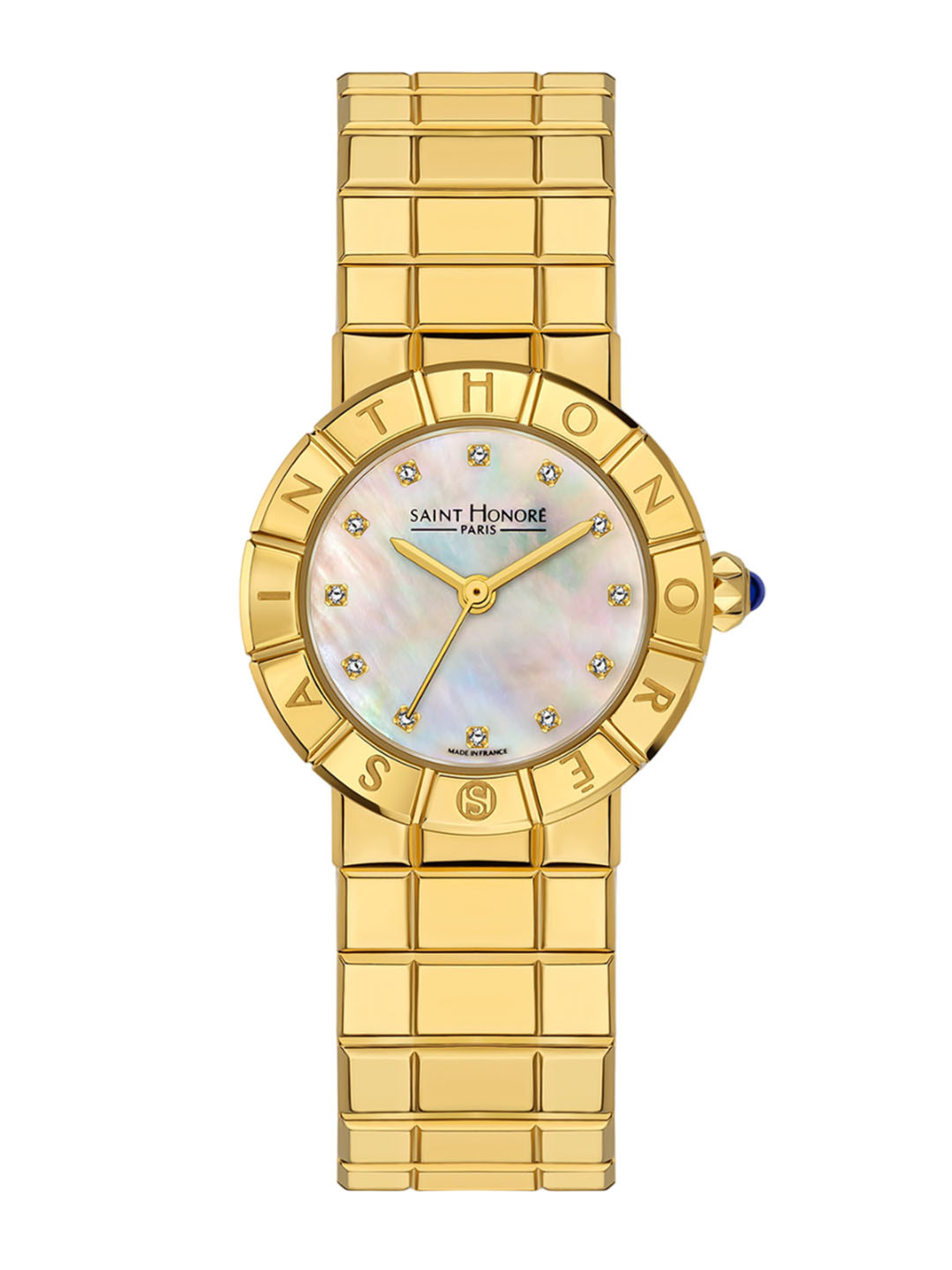 SAINT HONORE PARIS Women Orsay Quartz White Round Watch- OR715100-3BYDT