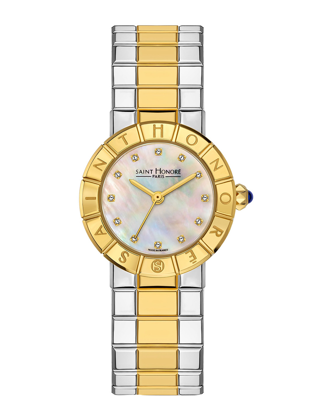 SAINT HONORE PARIS Women Orsay Quartz White Round Watch- OR715100-4BYDT