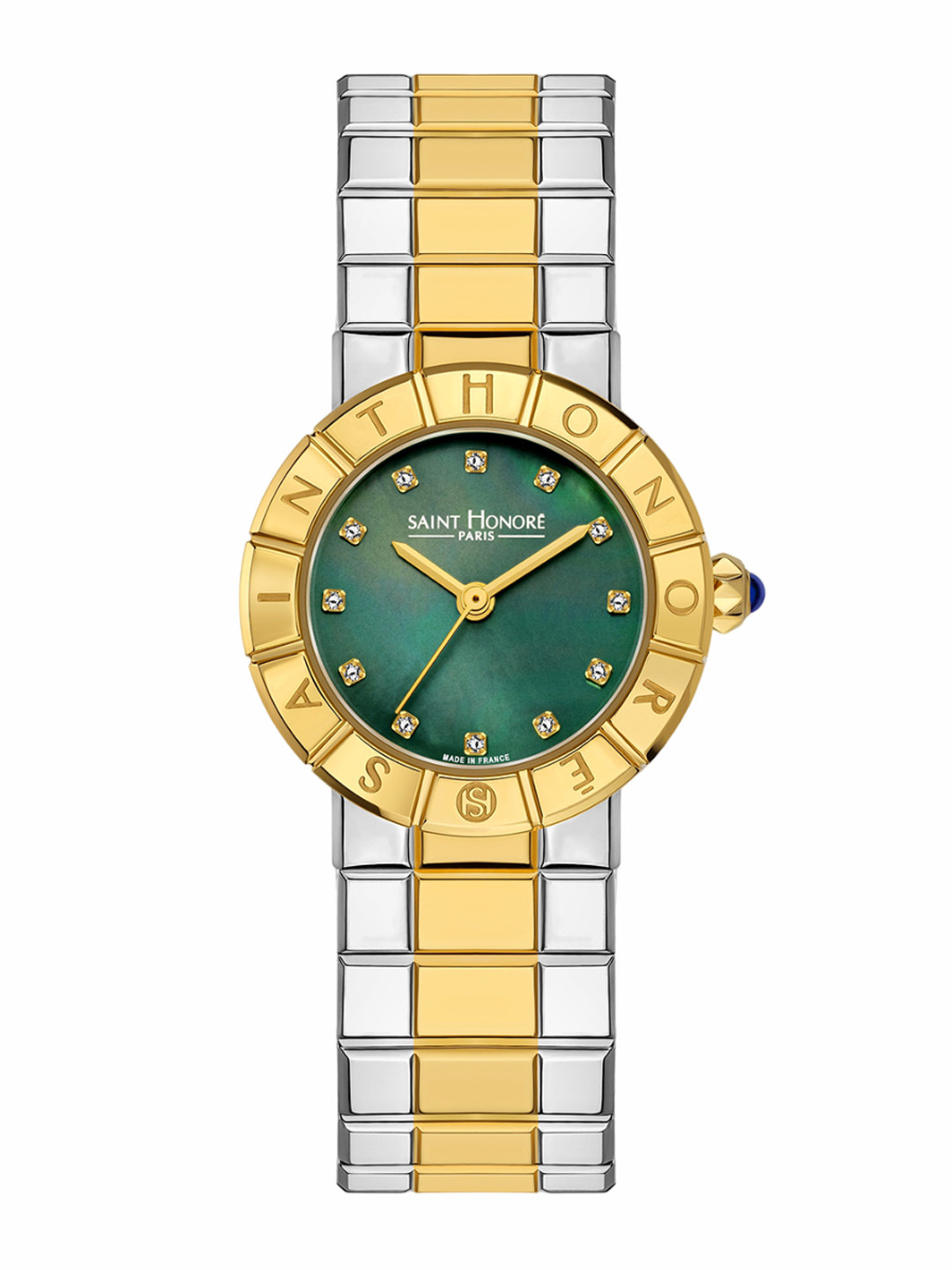 SAINT HONORE PARIS Women Orsay Quartz Green Round Watch- OR715100-4VYDT