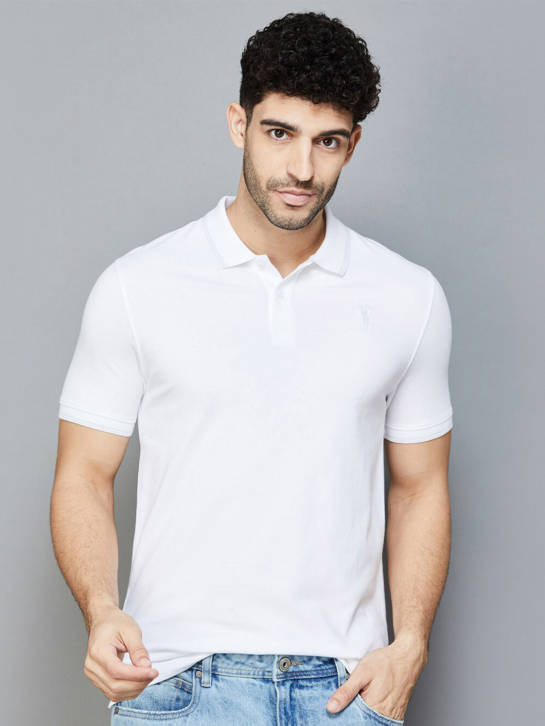 Bossini Polo Collar Short Sleeves Cotton T-shirt