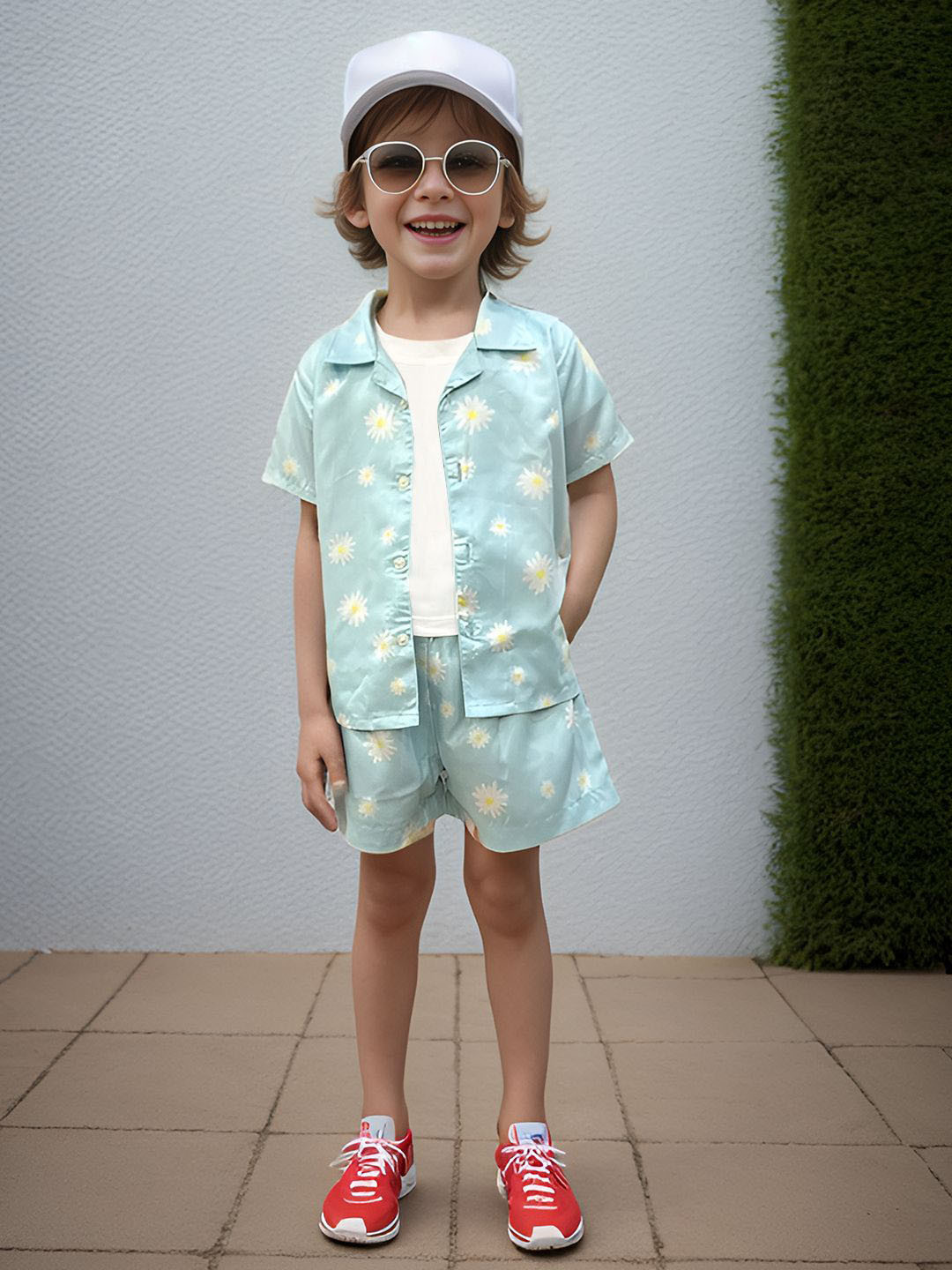 A.T.U.N. Boys Printed Shirt With Short