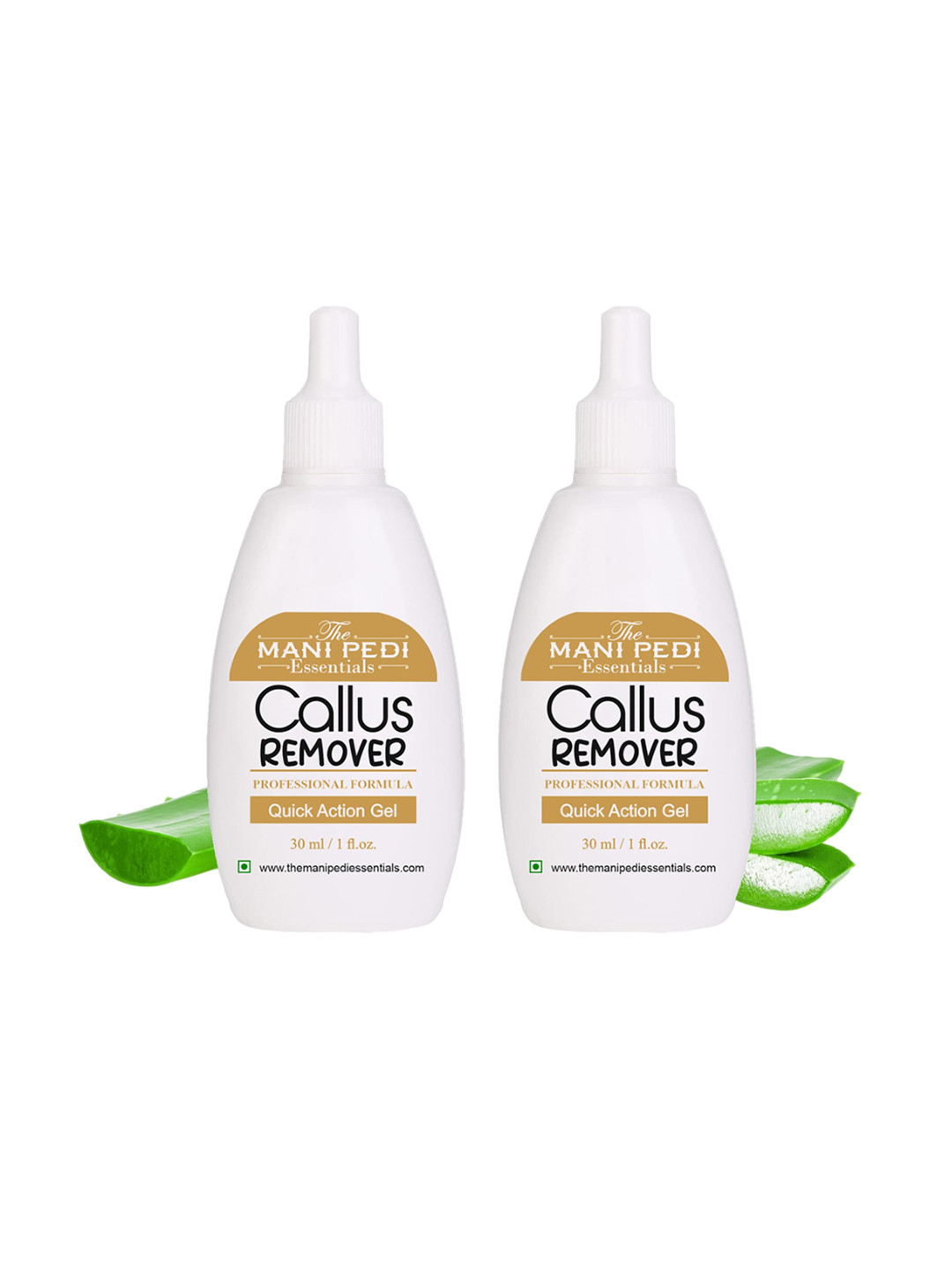 The Mani Pedi Essentials Set of 2 Callus Remover Quick Action Pedicure Gel - 30 ml each