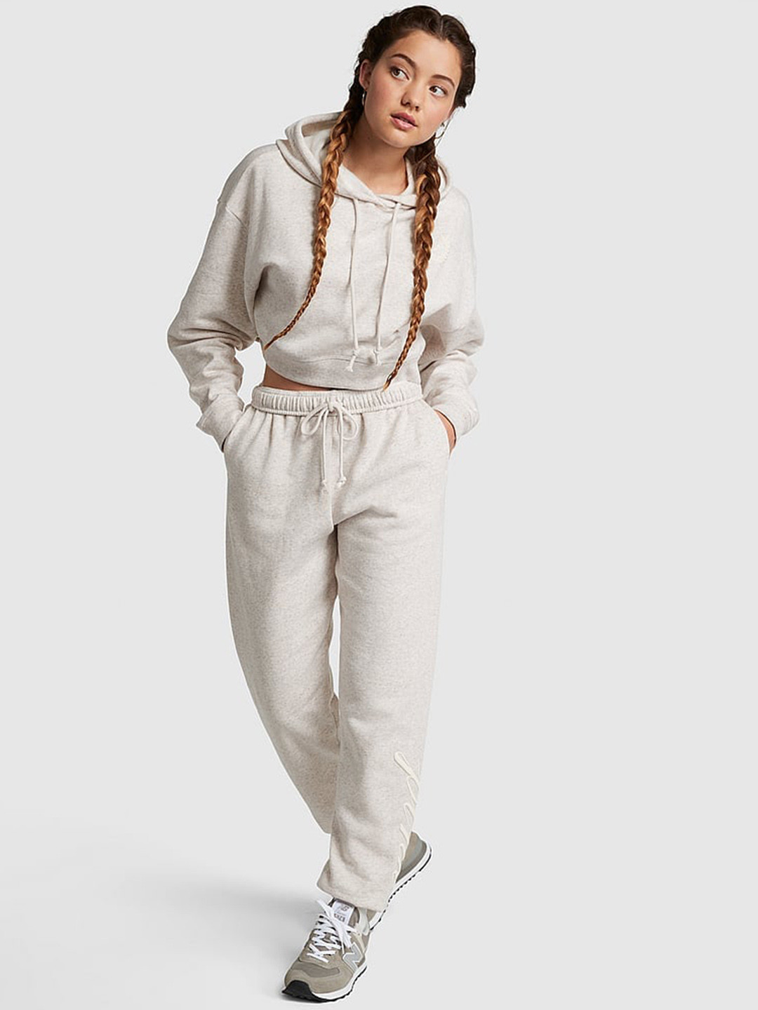 Victoria's Secret PINK Everyday Fleece High-Waist Gym Pants