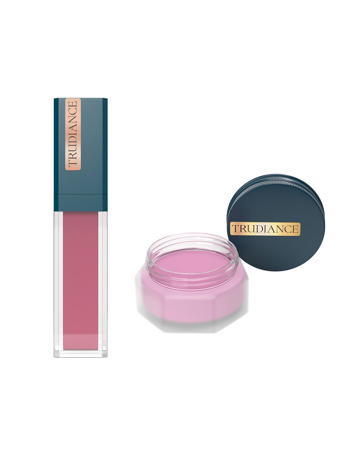 TRUDIANCE Tint Salve for Lips & Cheeks - Bougainvillea & Matte Serum Lipstick - Cornelia