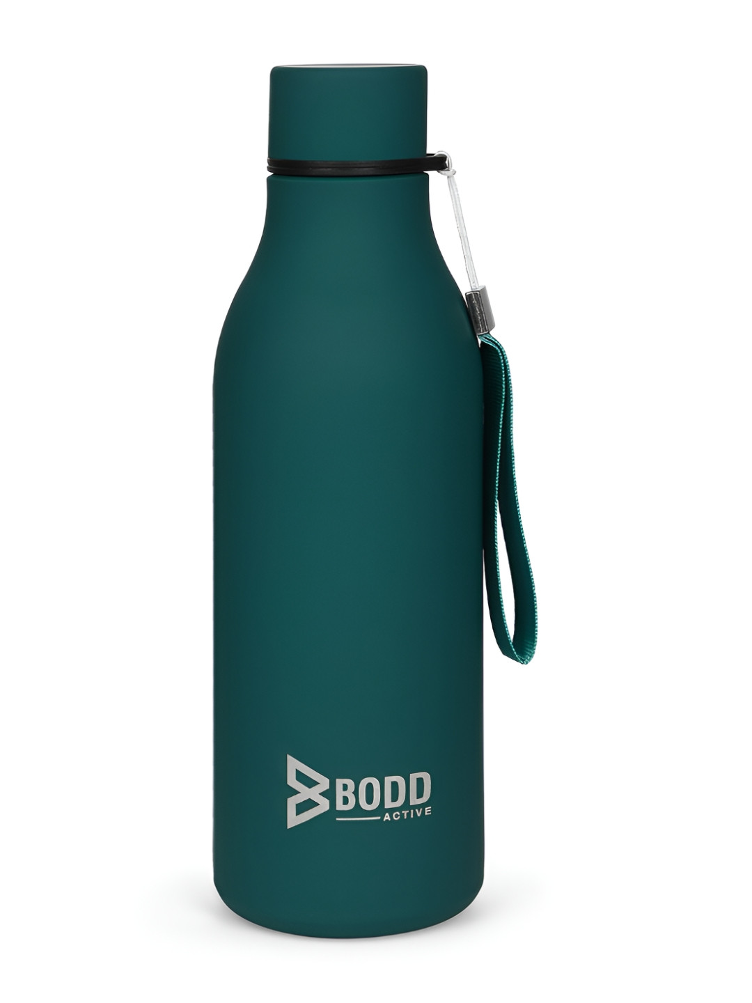 BODD ACTIVE Sea Green Brand Logo Stainless Steel Carrying Loop Water Bottle - 550ml