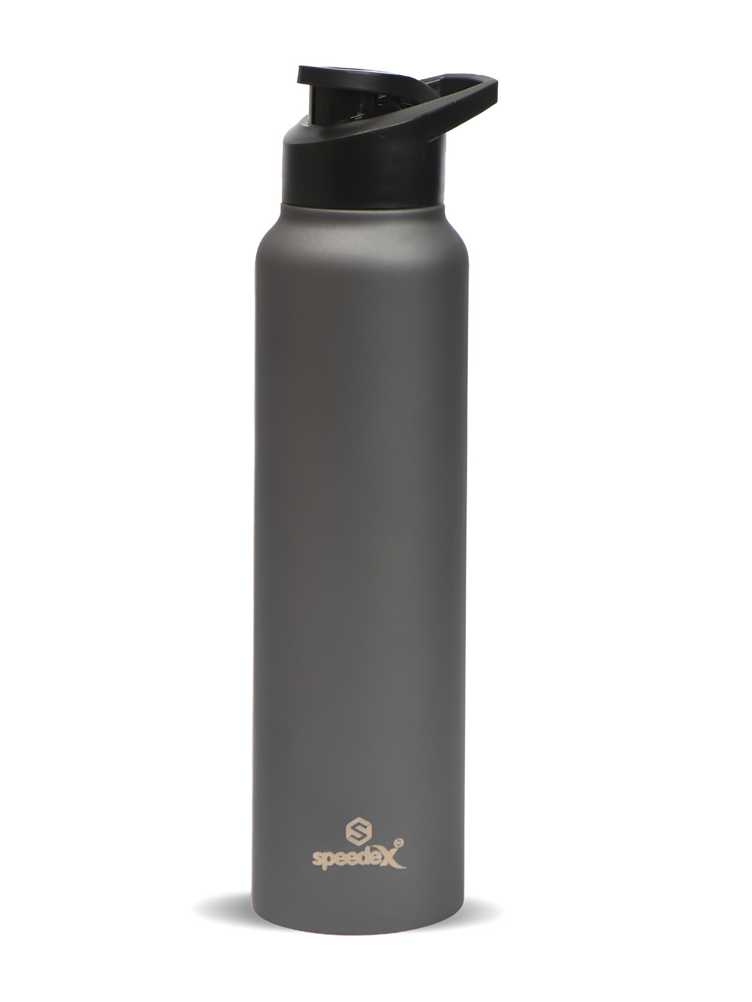 Speedex Grey Brand Logo Stainless Steel Spill Proof Water Bottle - 1L