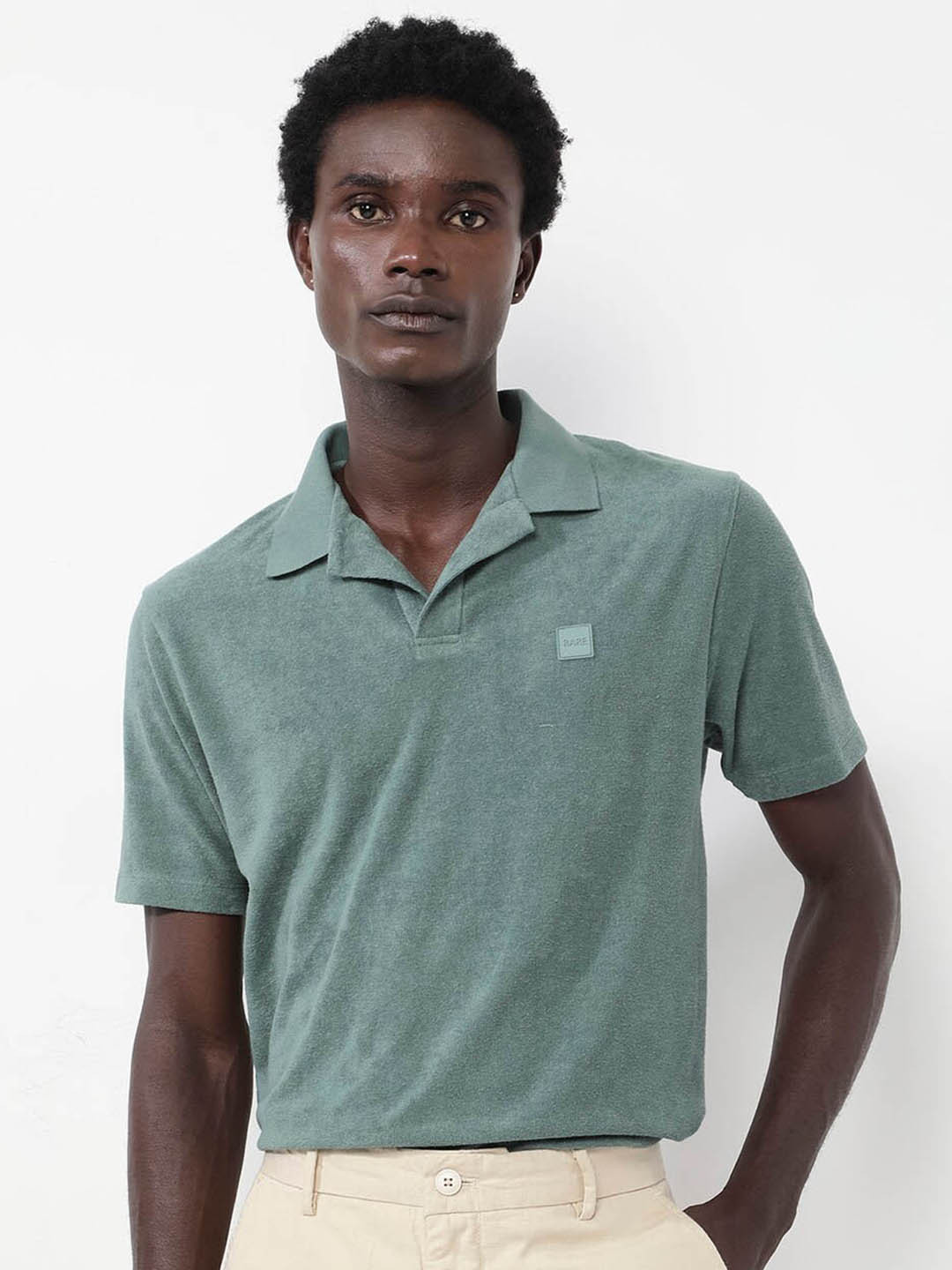 RARE RABBIT Men Merk Polo Collar T-Shirt