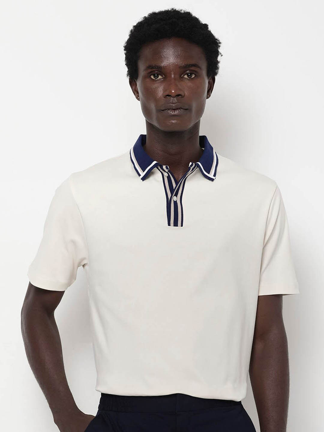 RARE RABBIT Men Territ Polo Collar Short Sleeves T-Shirt