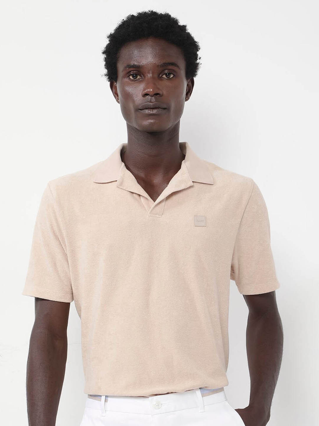 RARE RABBIT Men Merk Polo Collar Short Sleeves T-Shirt