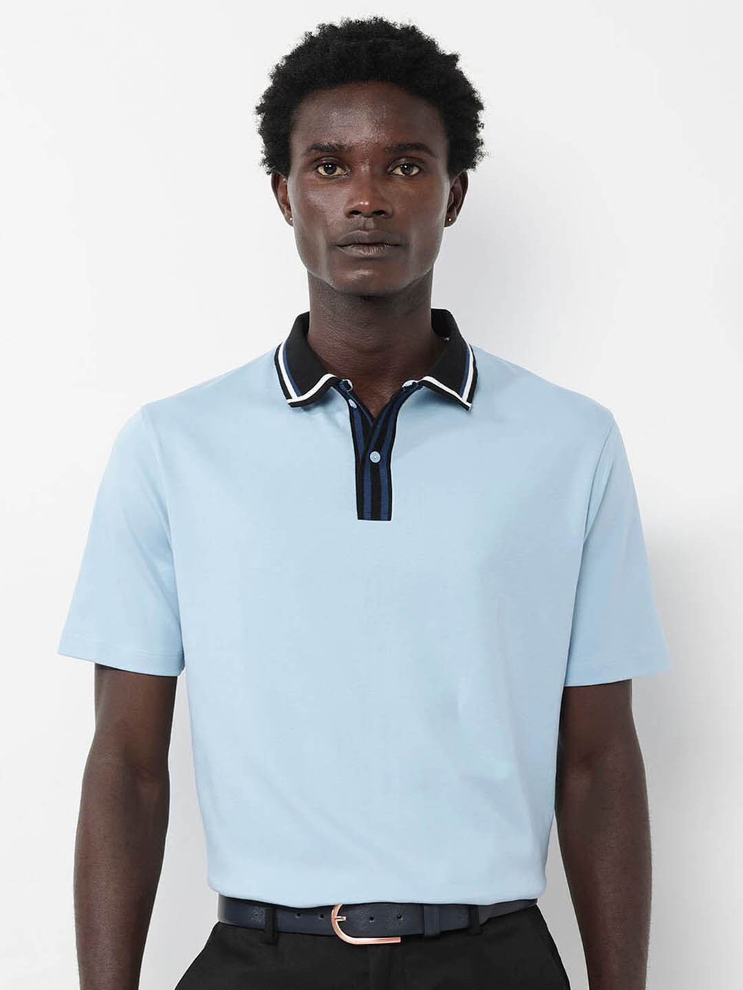 RARE RABBIT Men Territ Polo Collar Short Sleeves T-Shirt