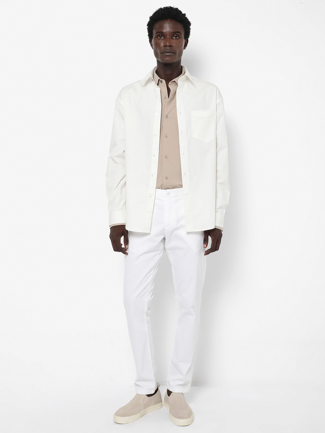 RARE RABBIT Men Crofty Regular Fit Spread Collar Shirt