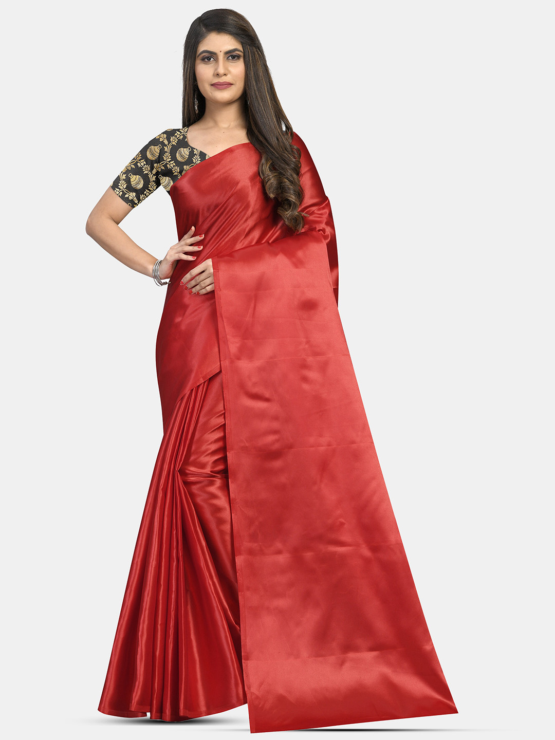 Aardiva Satin Saree