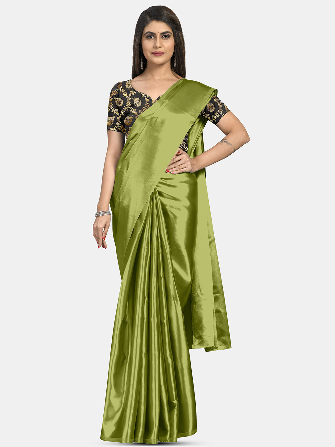 Aardiva Satin Saree