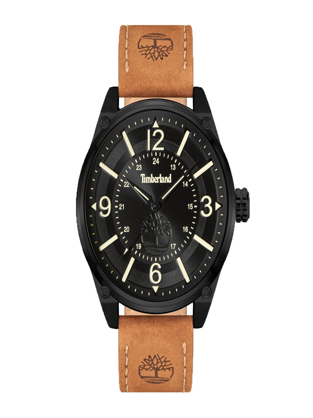 Timberland Palmyra-Z Men Leather Water resistance Round Analogue Watch