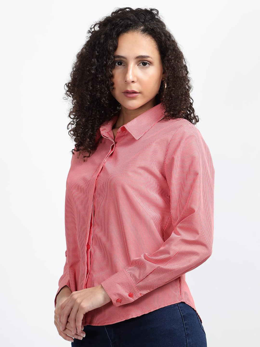 NKSA FASHION Comfort Striped Casual Shirt