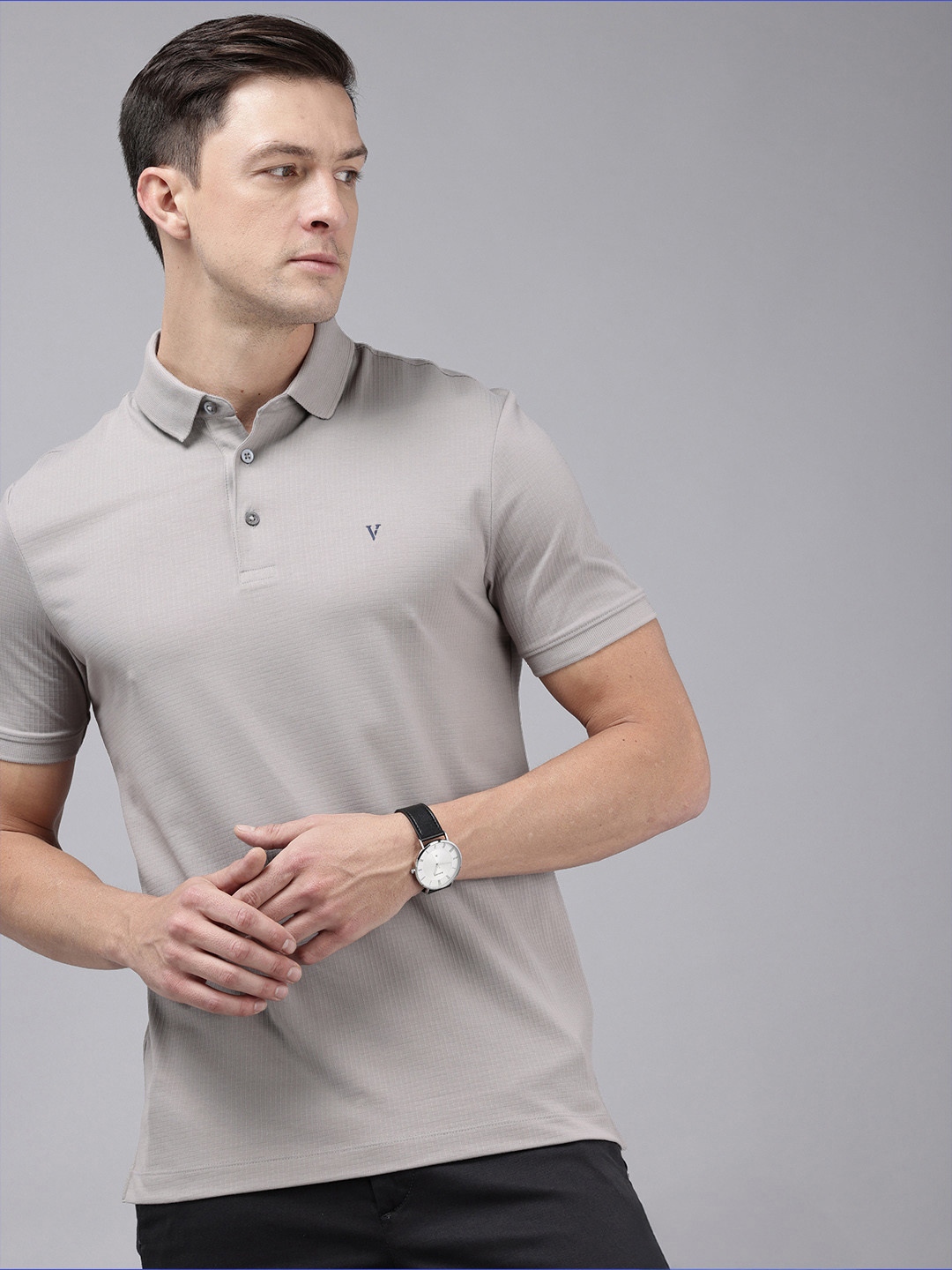Van Heusen Slim Fit Polo Collar T-shirt