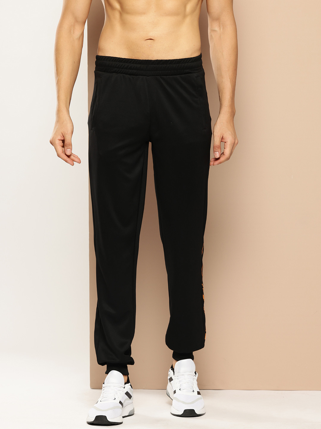 Alcis Men Slim Fit Anti-Statix & Reflective Sports Joggers