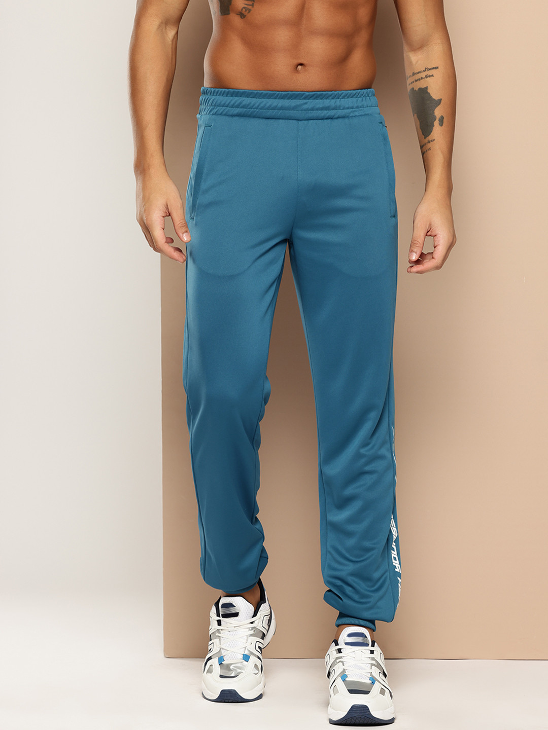 Alcis Men Slim Fit Anti-Statix & Reflective Sports Joggers