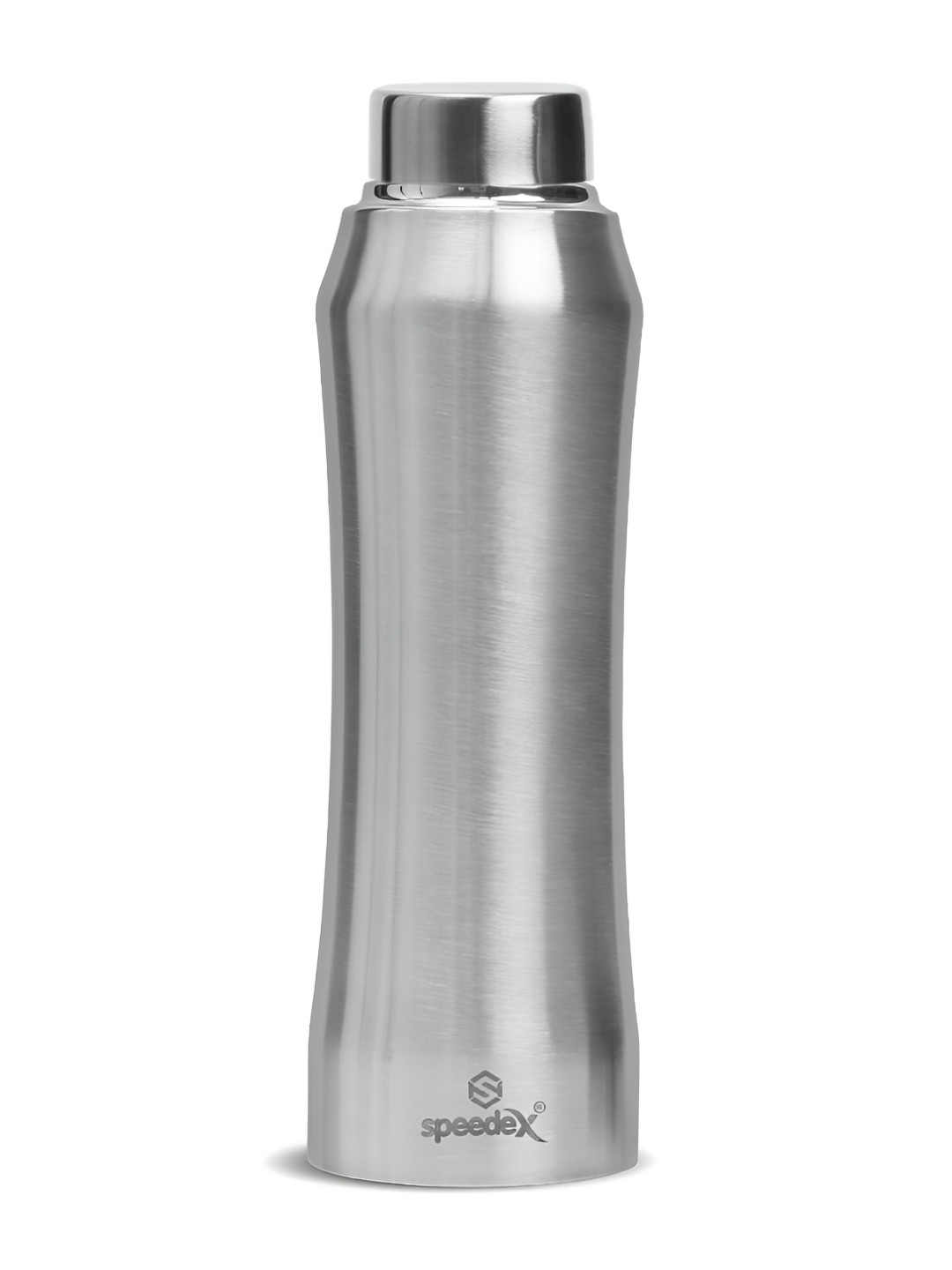 Speedex Silver Brand Logo Stainless Steel Spill Proof Water Bottle - 1L