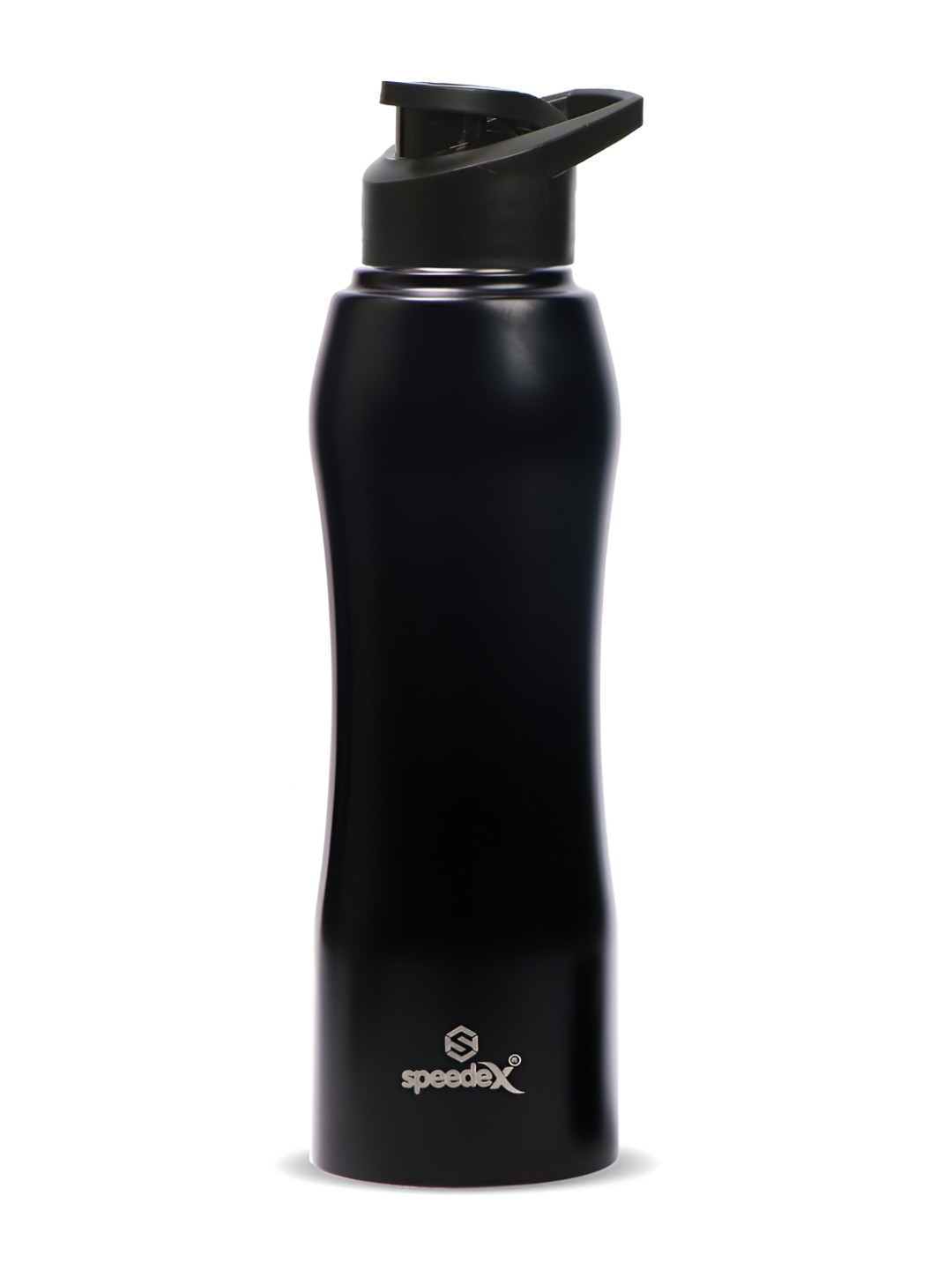 Speedex Black Brand Logo Stainless Steel Spill Proof Water Bottle - 1L