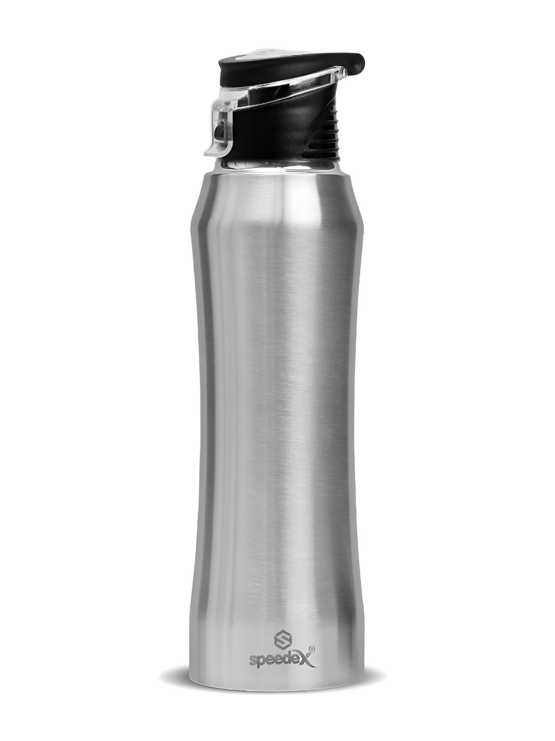 Speedex Silver Brand Logo Stainless Steel Spill Proof Water Bottle - 1L