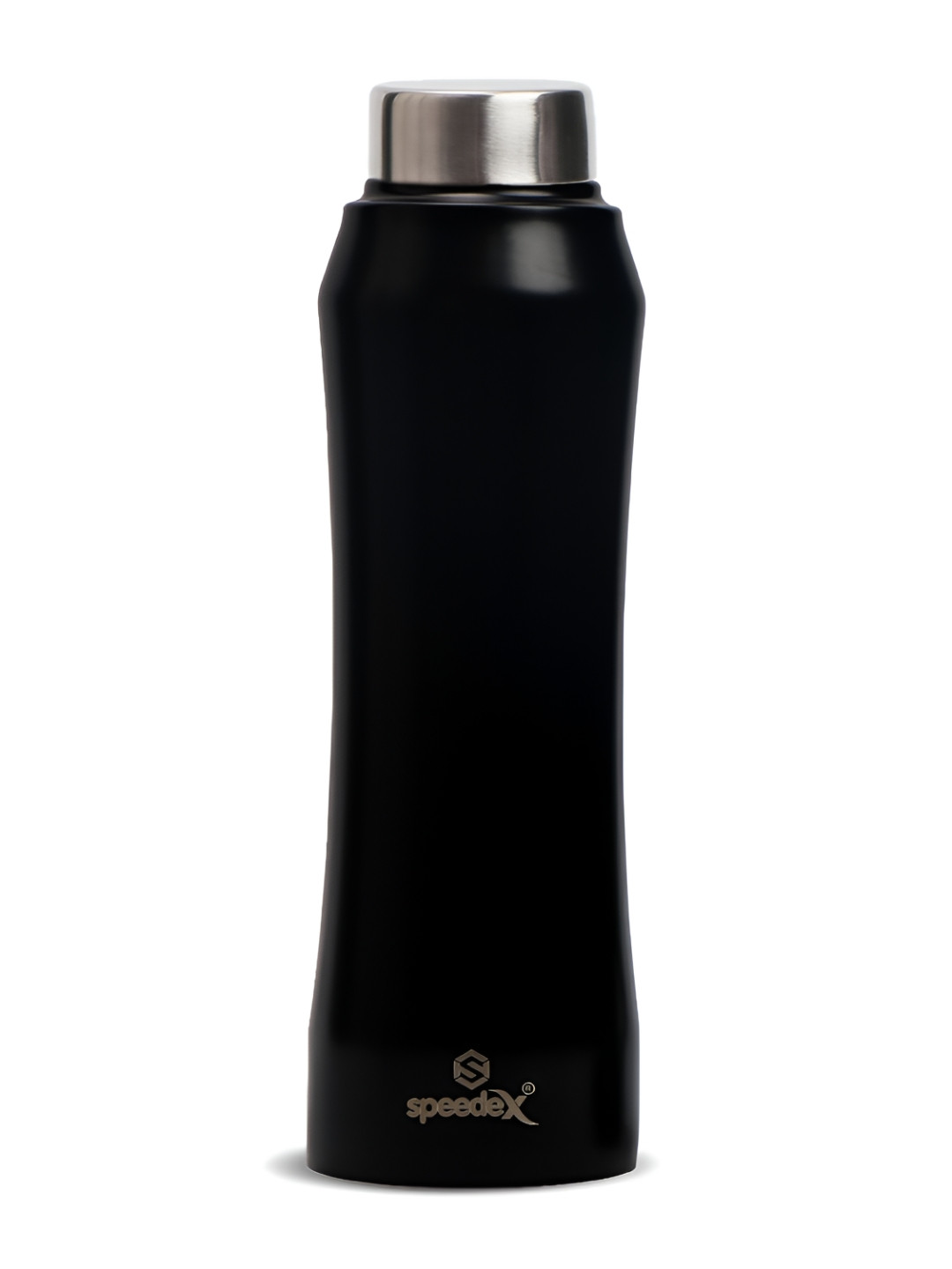 Speedex Glacia Black Brand Logo Stainless Steel Spill Proof Water Bottle - 1L