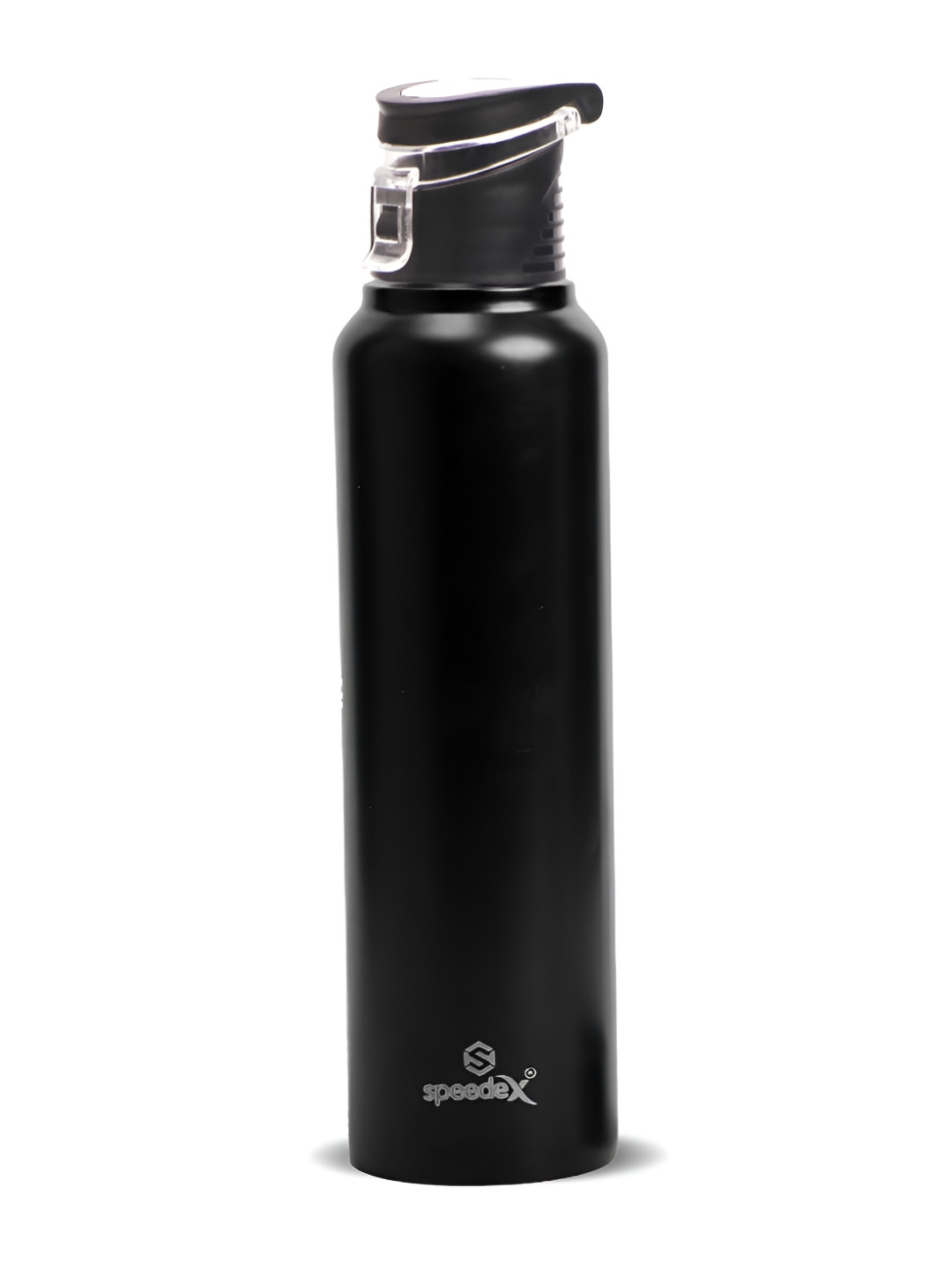Speedex Simplex Black Brand Logo Stainless Steel Spill Proof Water Bottle - 1L
