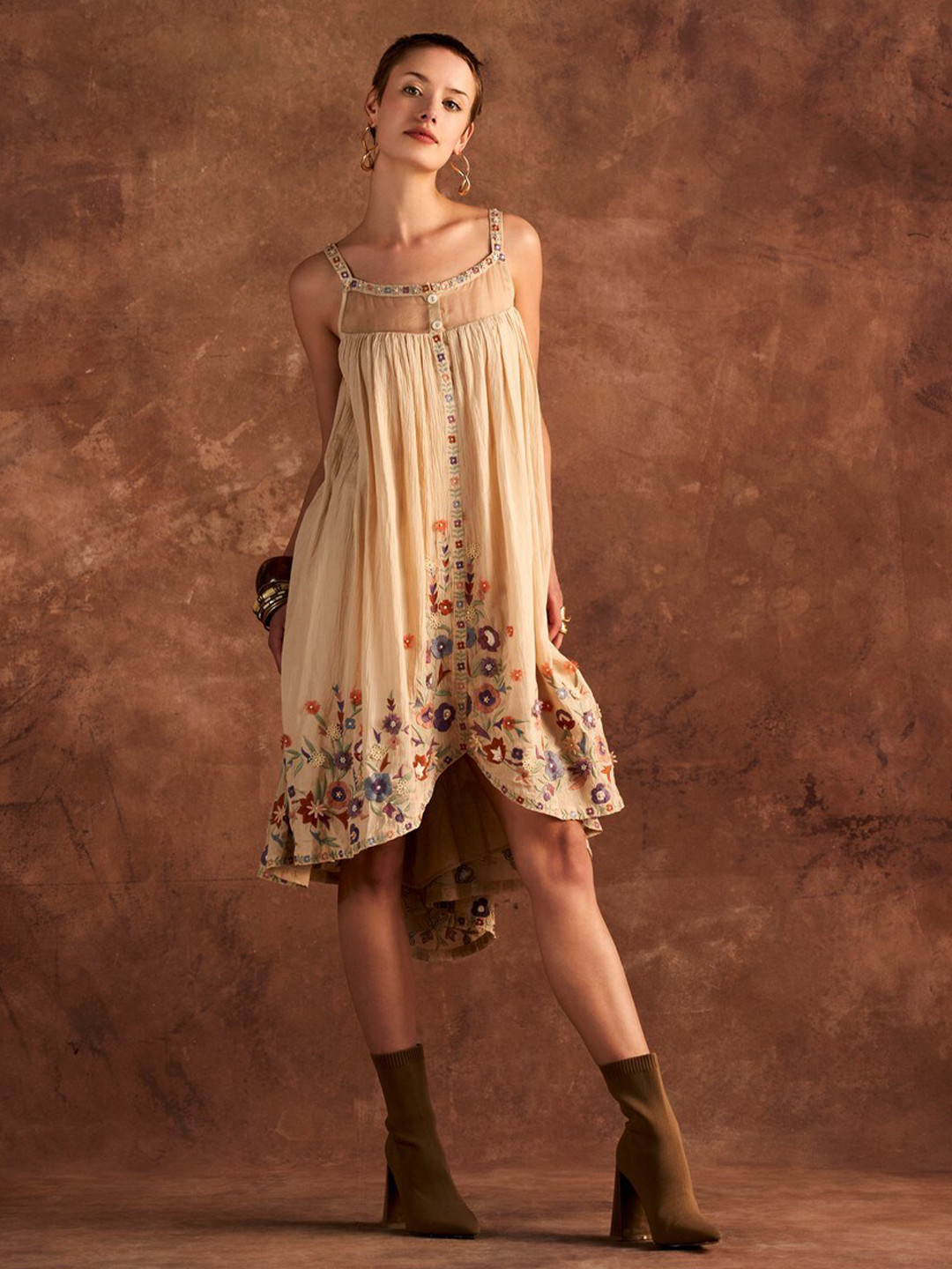 VERB BY PALLAVI SINGHEE Chiffon A-Line Dress