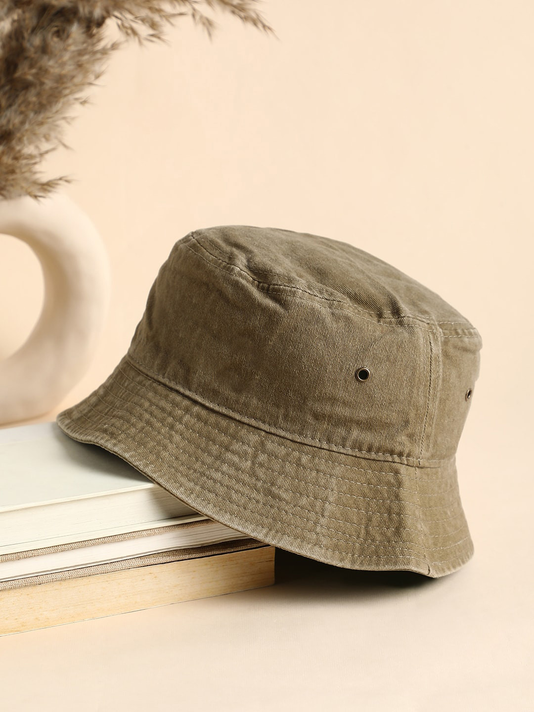 HAUTE SAUCE Women Brown Solid Sun Hat